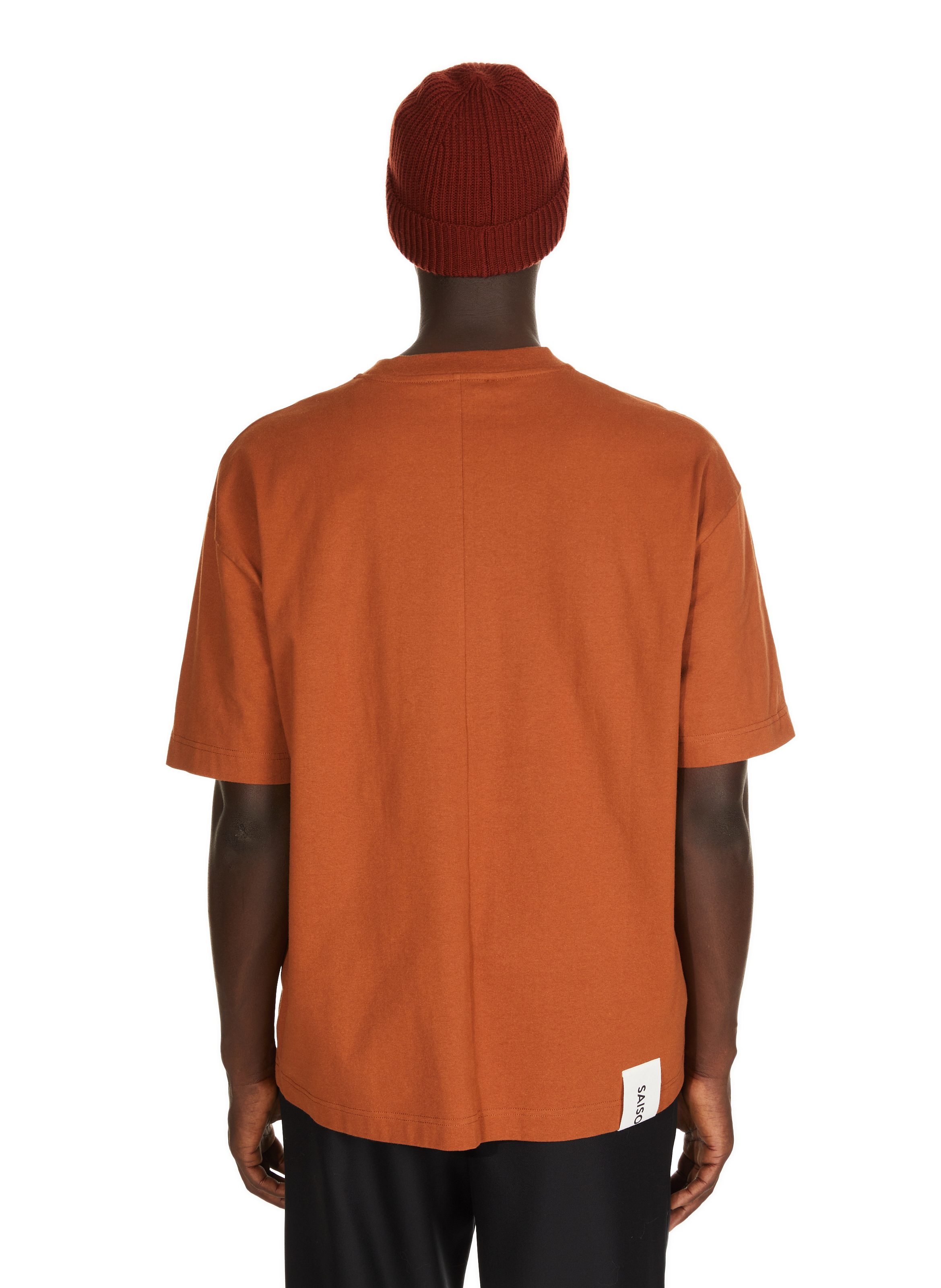 T-shirt Bart col rond en coton SAISON 1865 Beige