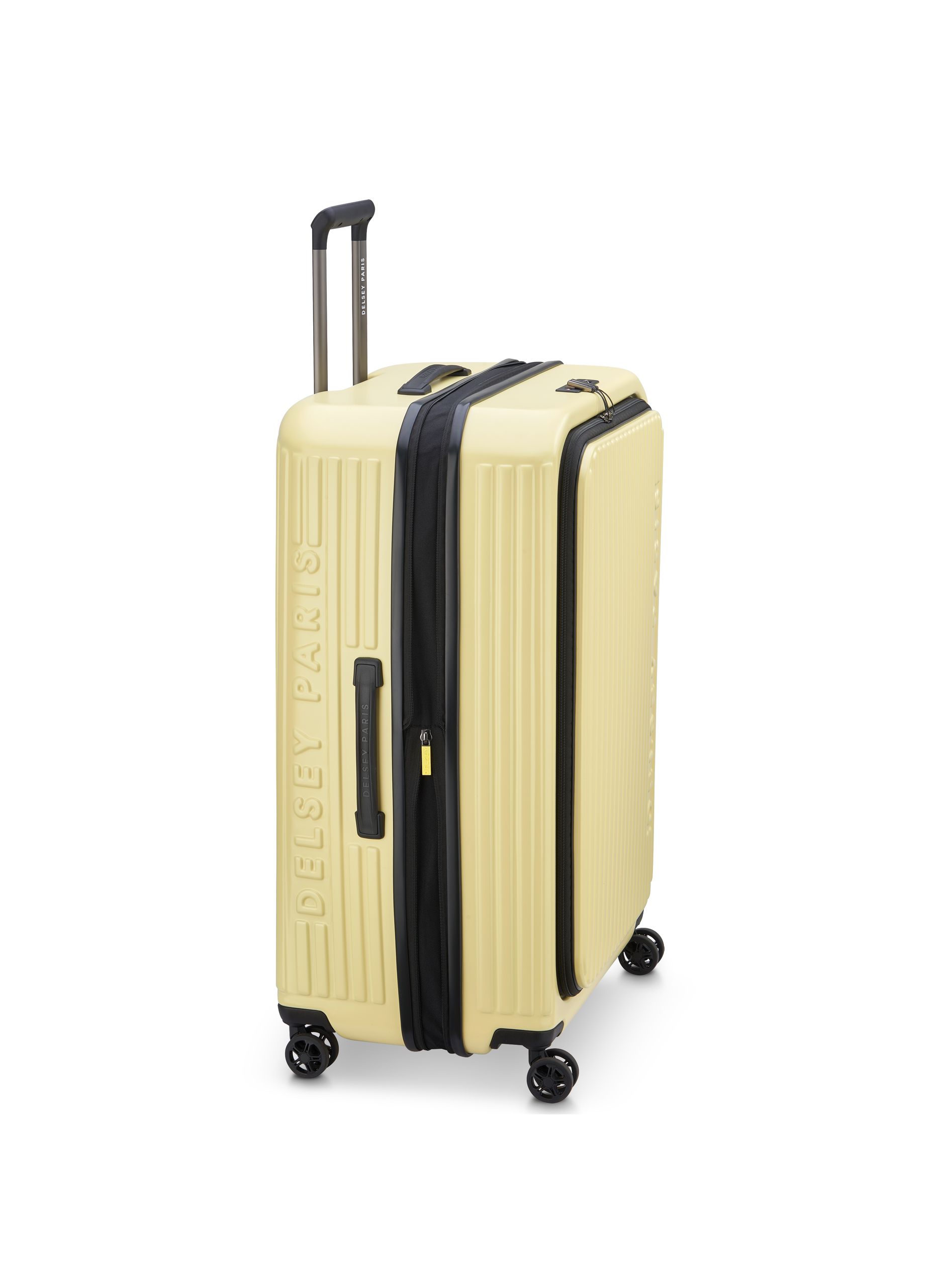 Valise soute rigide taille xl - securitime zip DELSEY PARIS Jaune