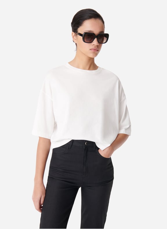 T-shirt camomille Blanc by VANESSA BRUNO VANESSA BRUNO T-shirt camomille Blanc