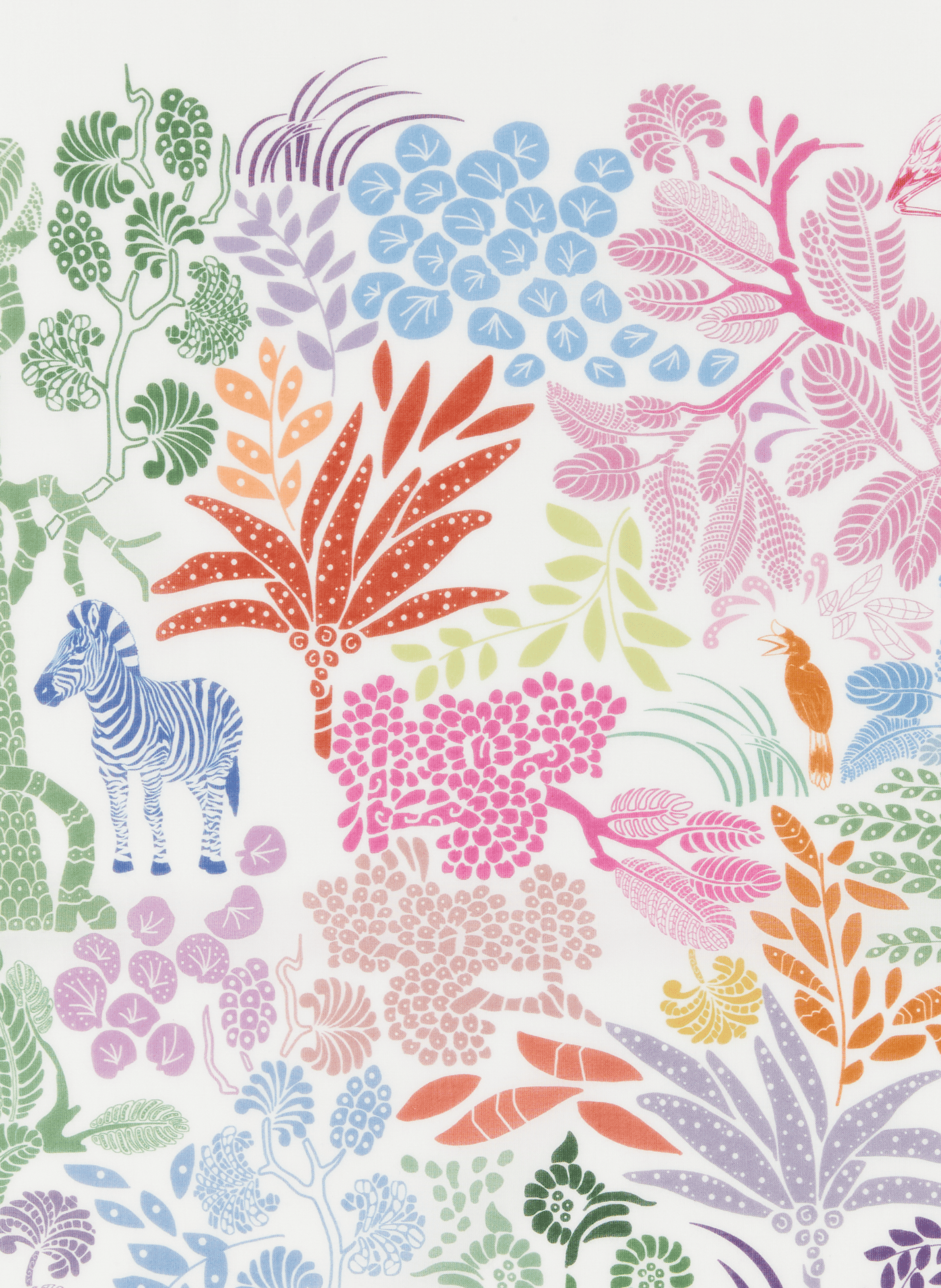 Foulard en coton Multicolore