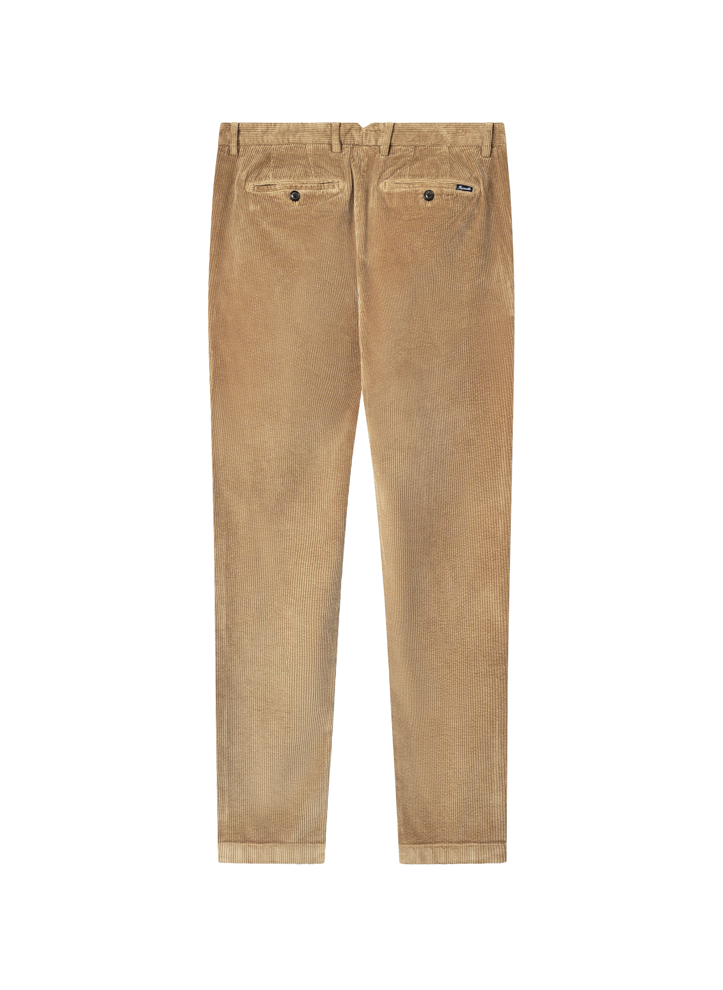 Pantalon chino en velours côtelé FACONNABLE Beige