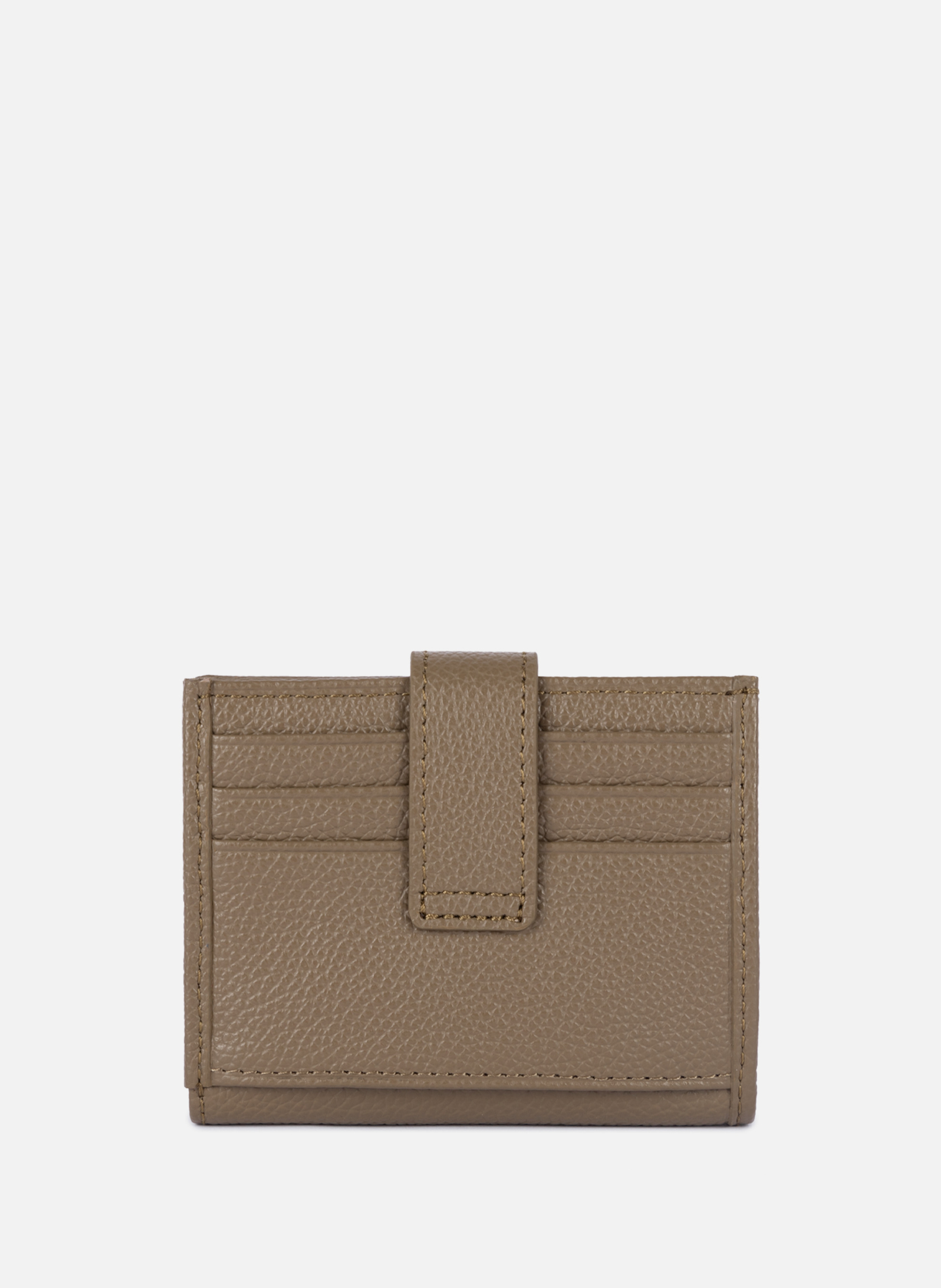 Card holder - Foulonné PM LANCASTER Brown