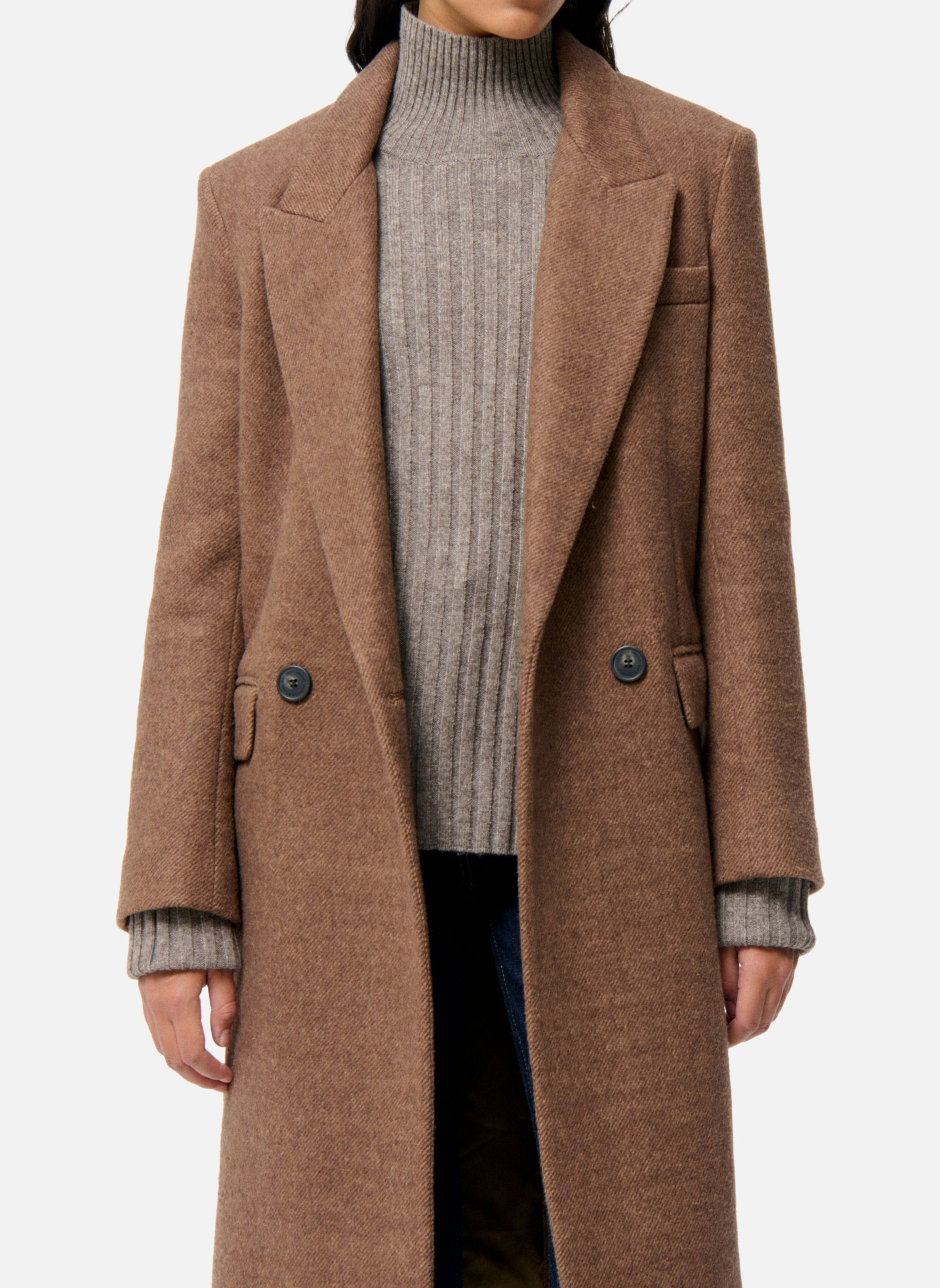 Manteau faloua Marron