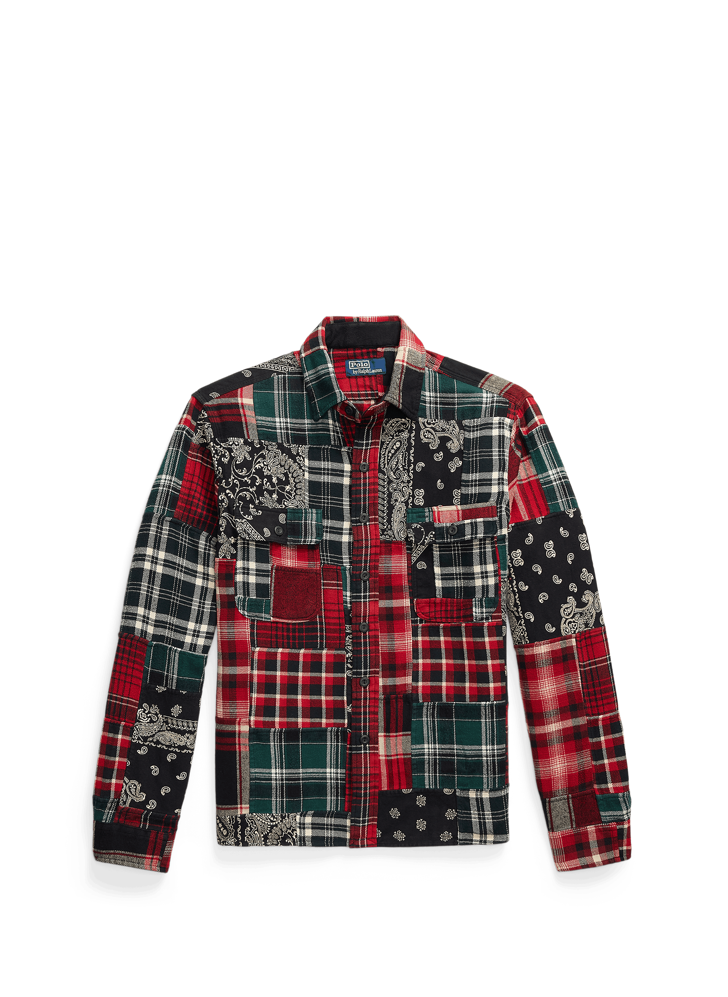 Chemise col classique manches contrastantes en coton POLO RALPH LAUREN Multicolour