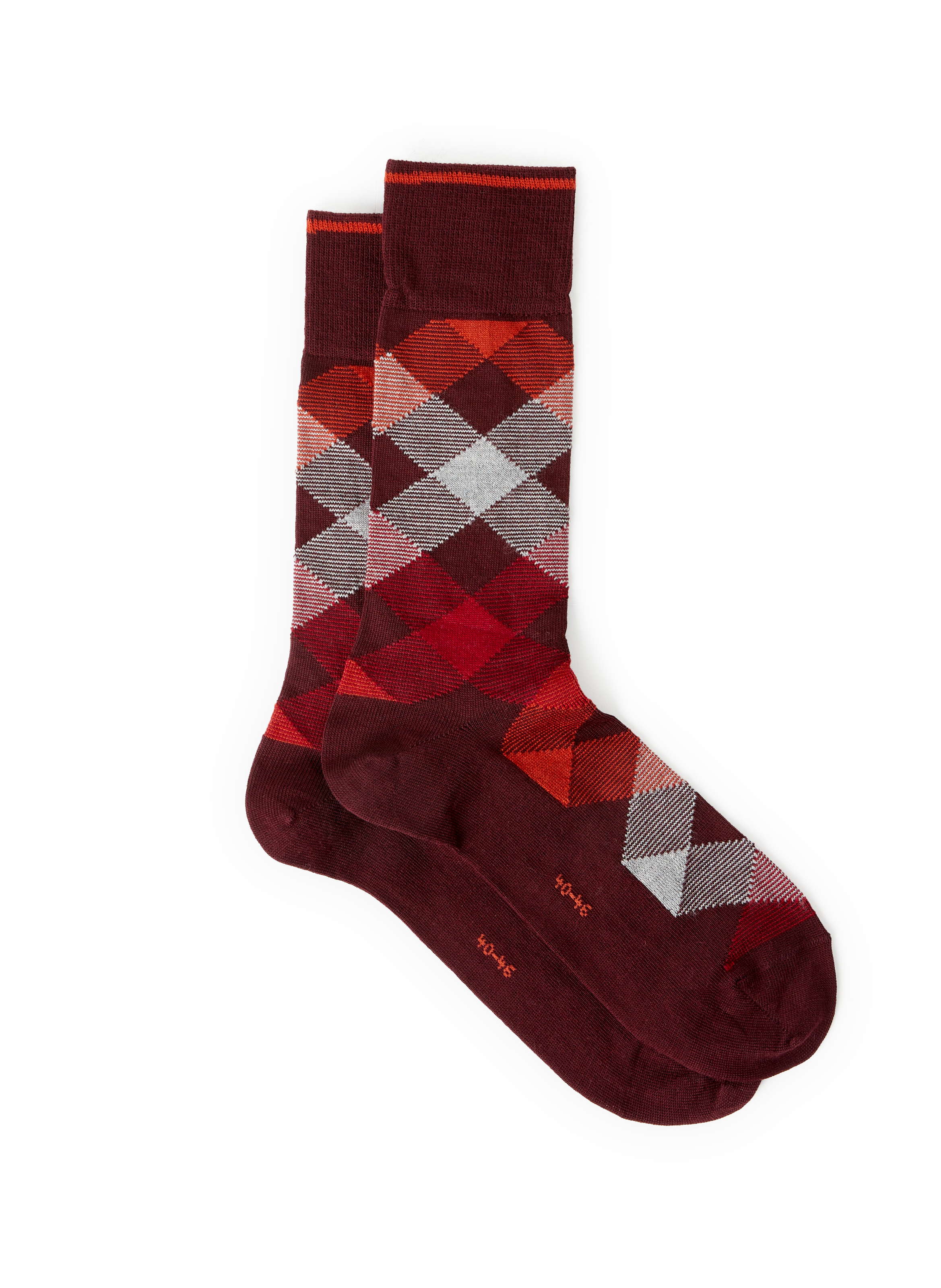 BURLINGTON Chaussettes mi-hautes en laine vierge mélangée Rouge