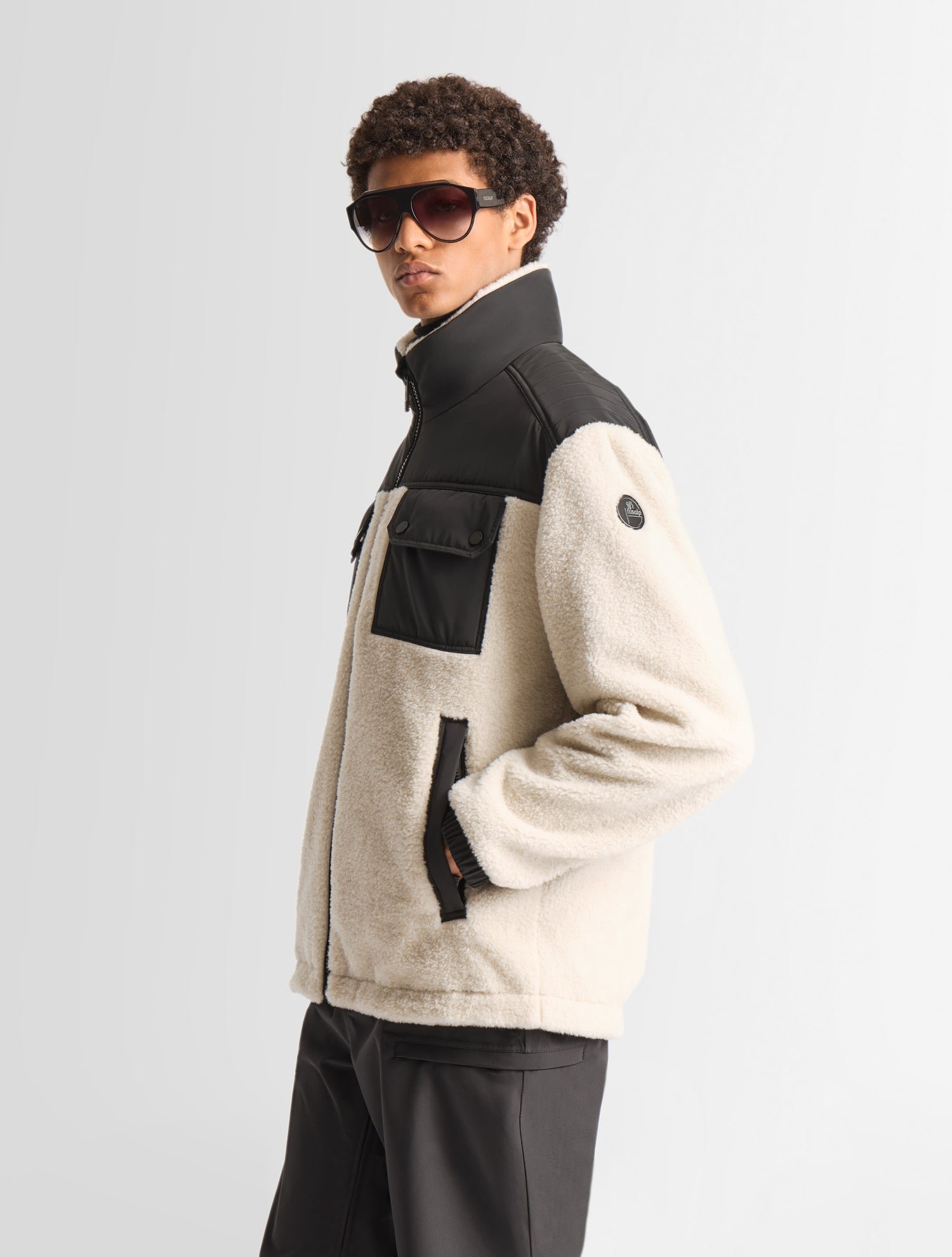 Polaire flockoon col montant coupe regular FUSALP Jaune