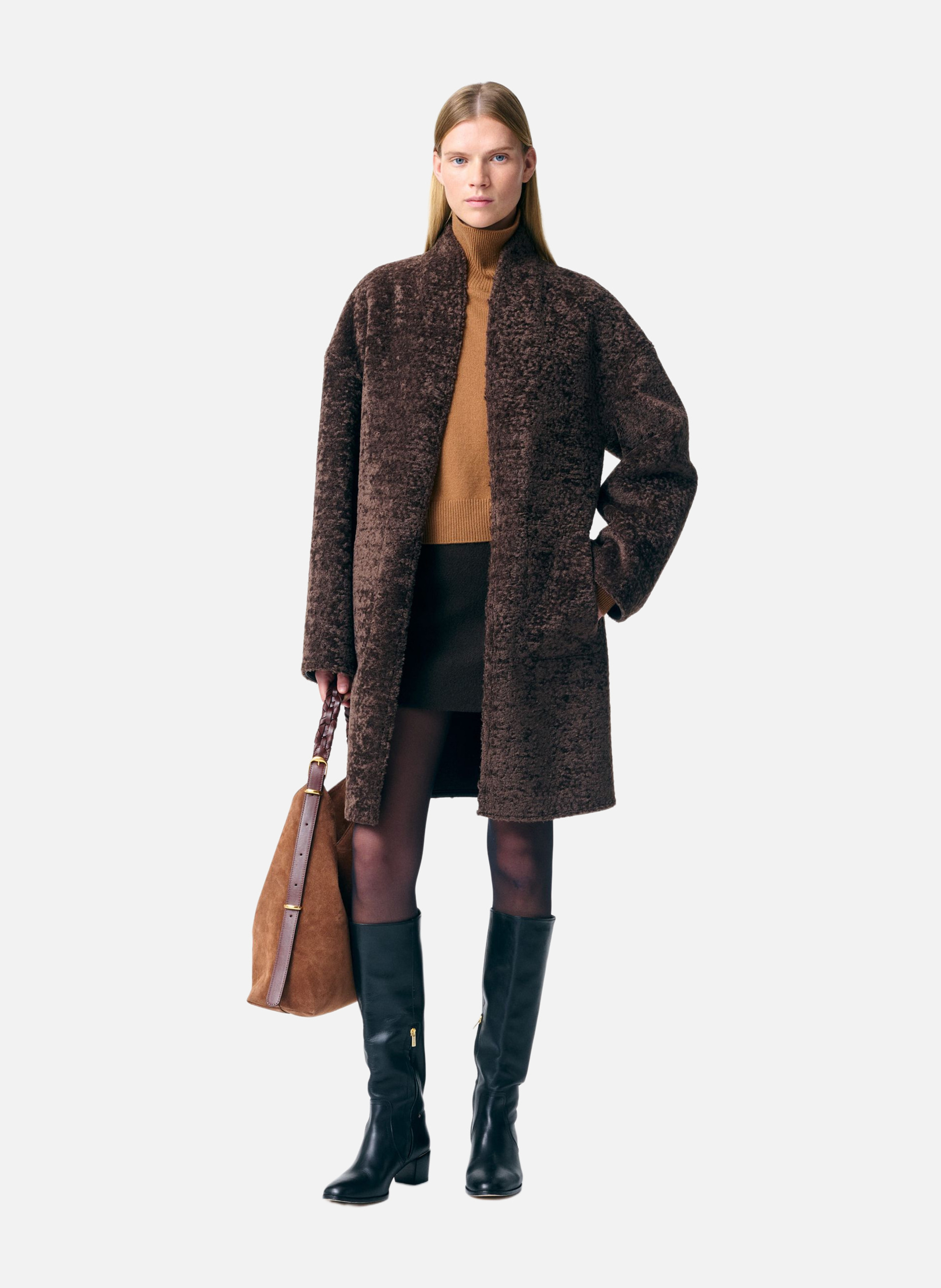 Manteau ferly VANESSA BRUNO Marron