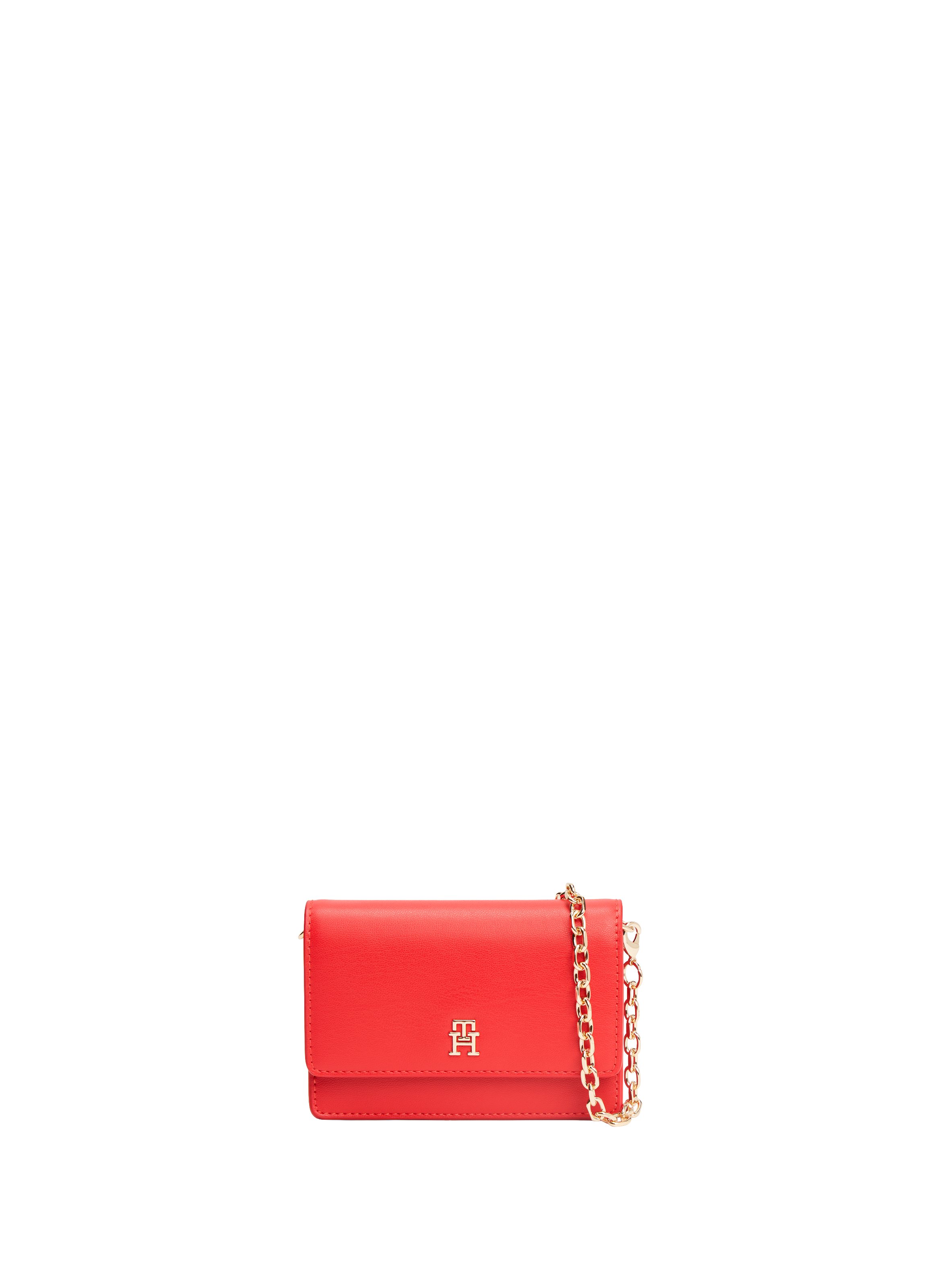Portefeuille avec chaînette effet cuir TOMMY HILFIGER Rouge