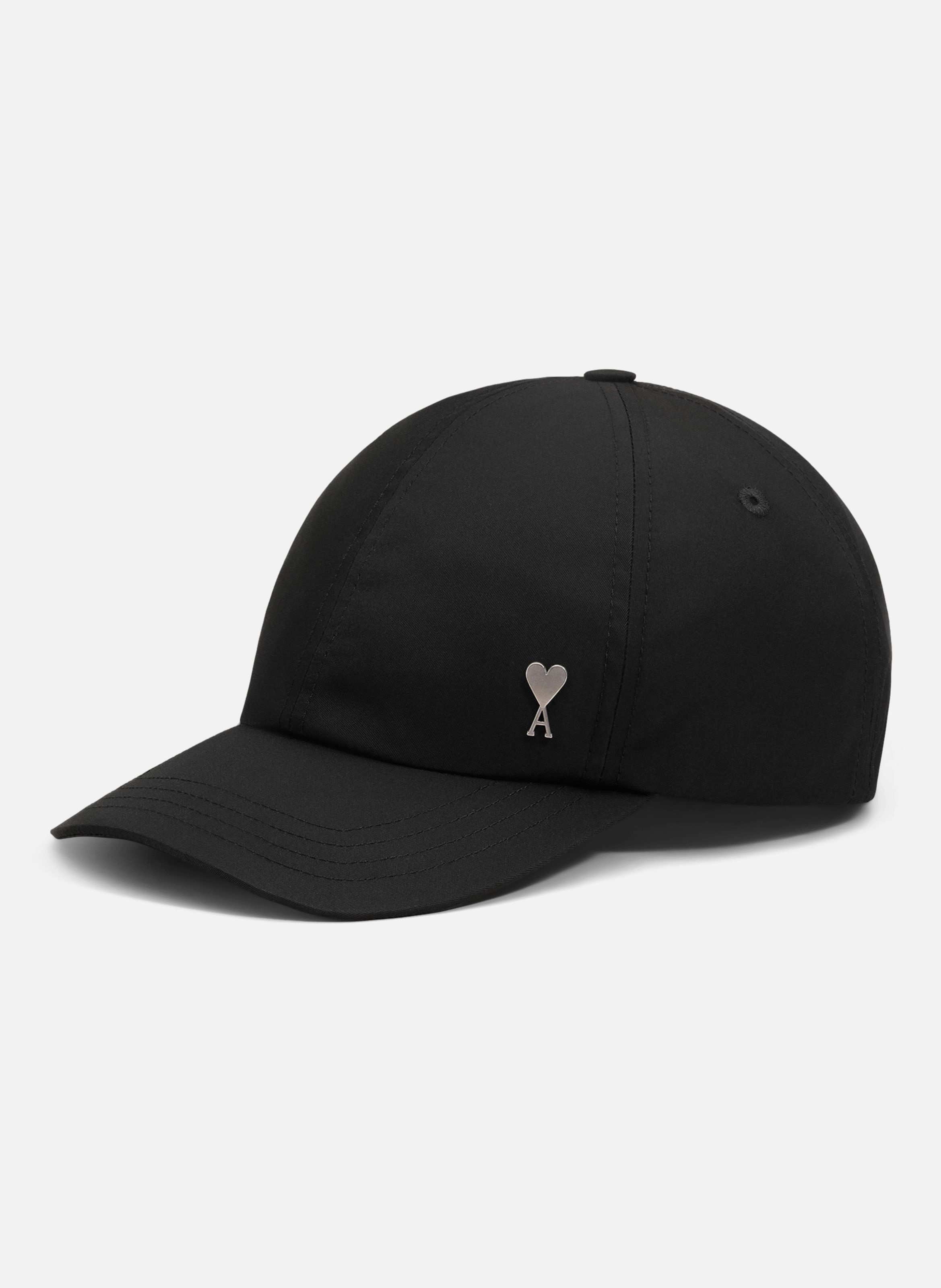 Casquette rivet ami de coeur unisexe en nylon AMI PARIS Noir