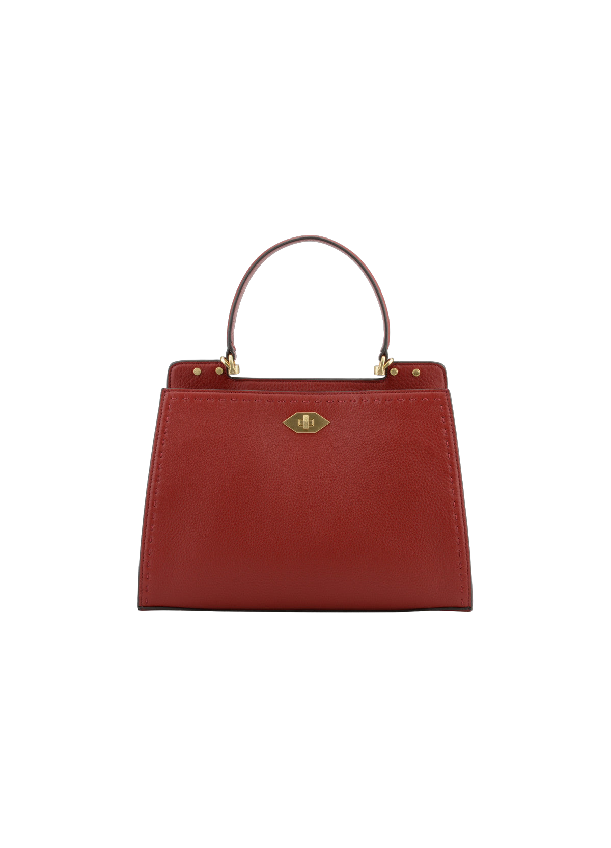 Trianon | sac porté main gm POURCHET Rouge