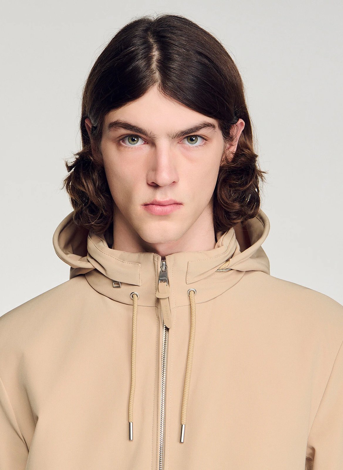 Sweat col montant SANDRO Beige