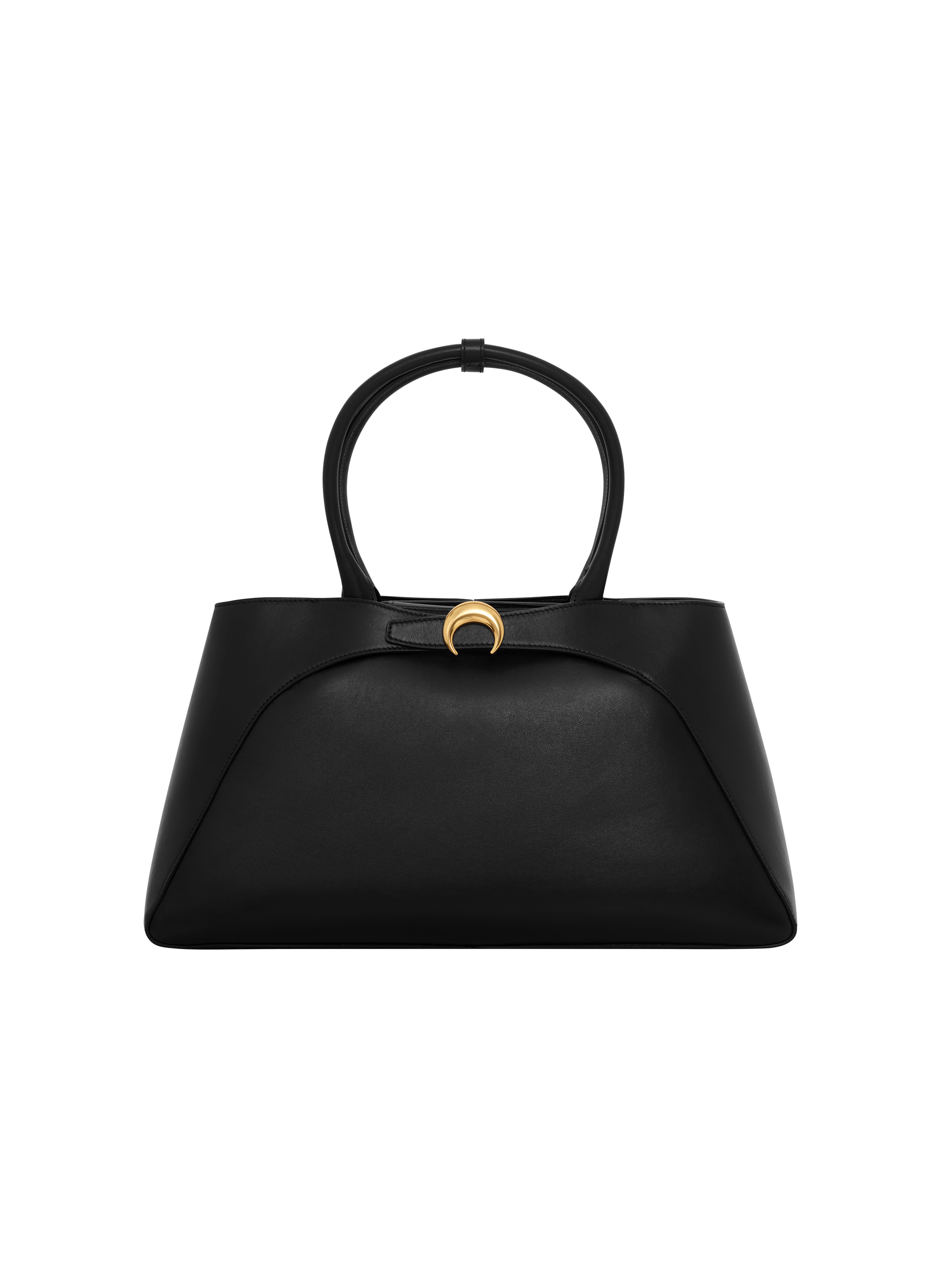 Sac Aurora en cuir lisse MARINE SERRE Noir