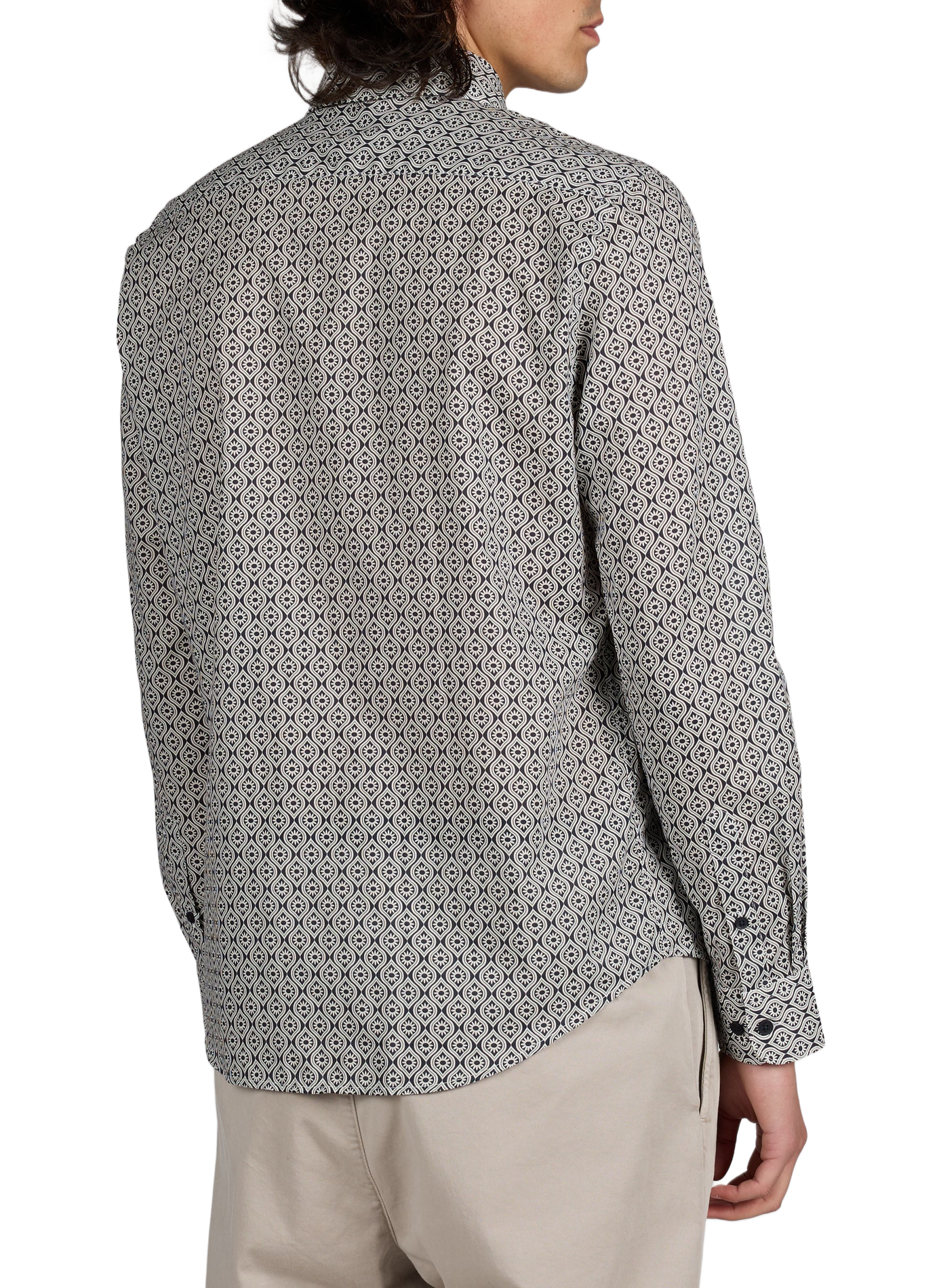 Chemise à imprimé en coton 1789 CALA Bleu