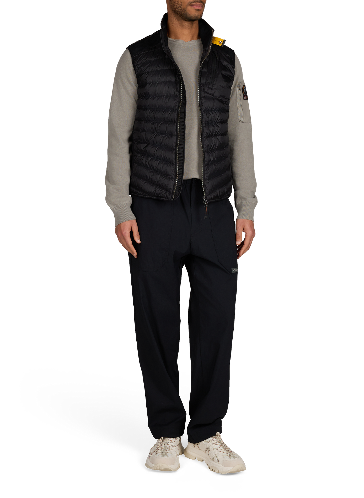 Doudoune Zavier sans manches à col montant PARAJUMPERS Noir