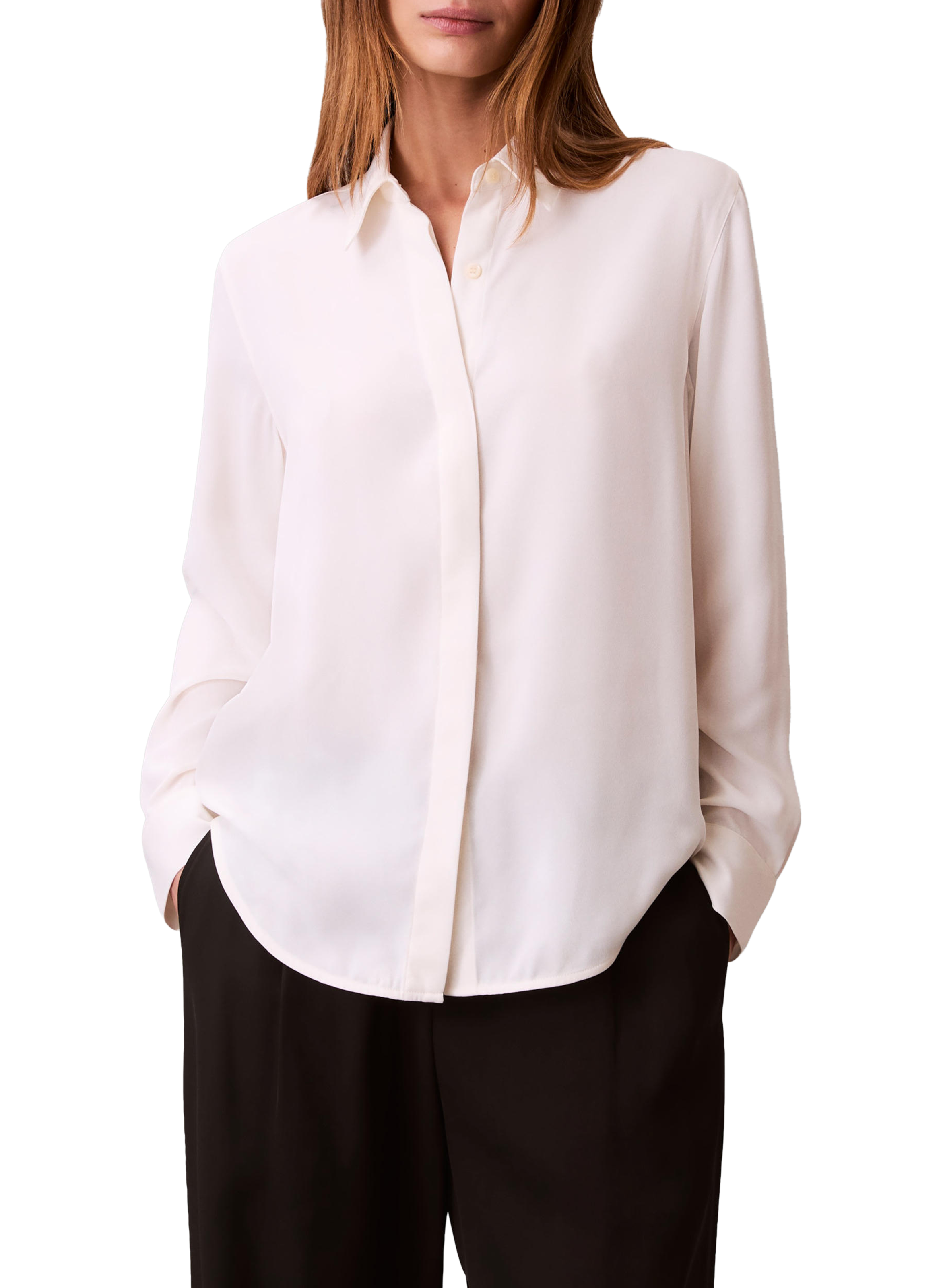 Chemise unie CALVIN KLEIN Beige