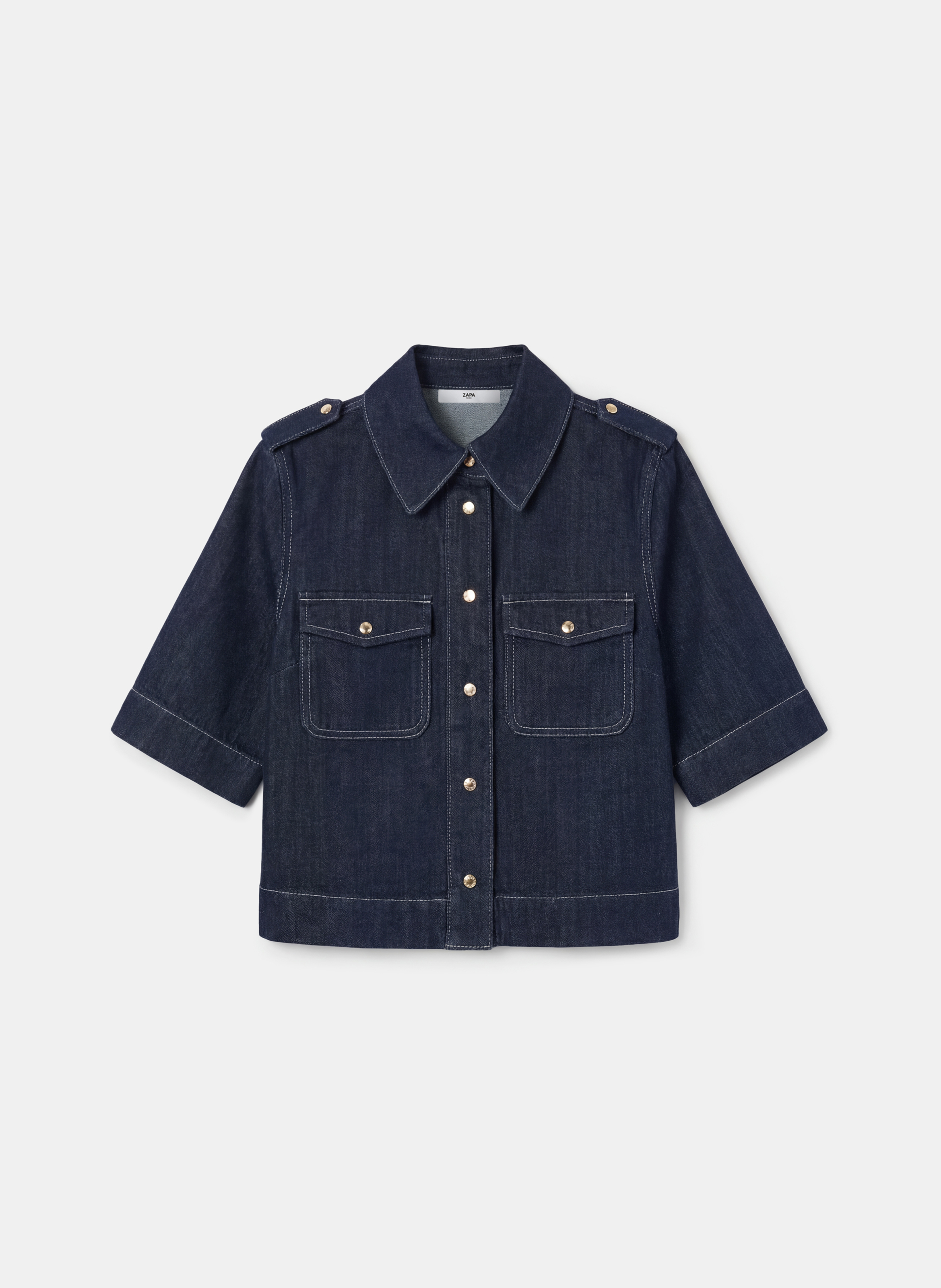 Chemise  celeste ZAPA Bleu