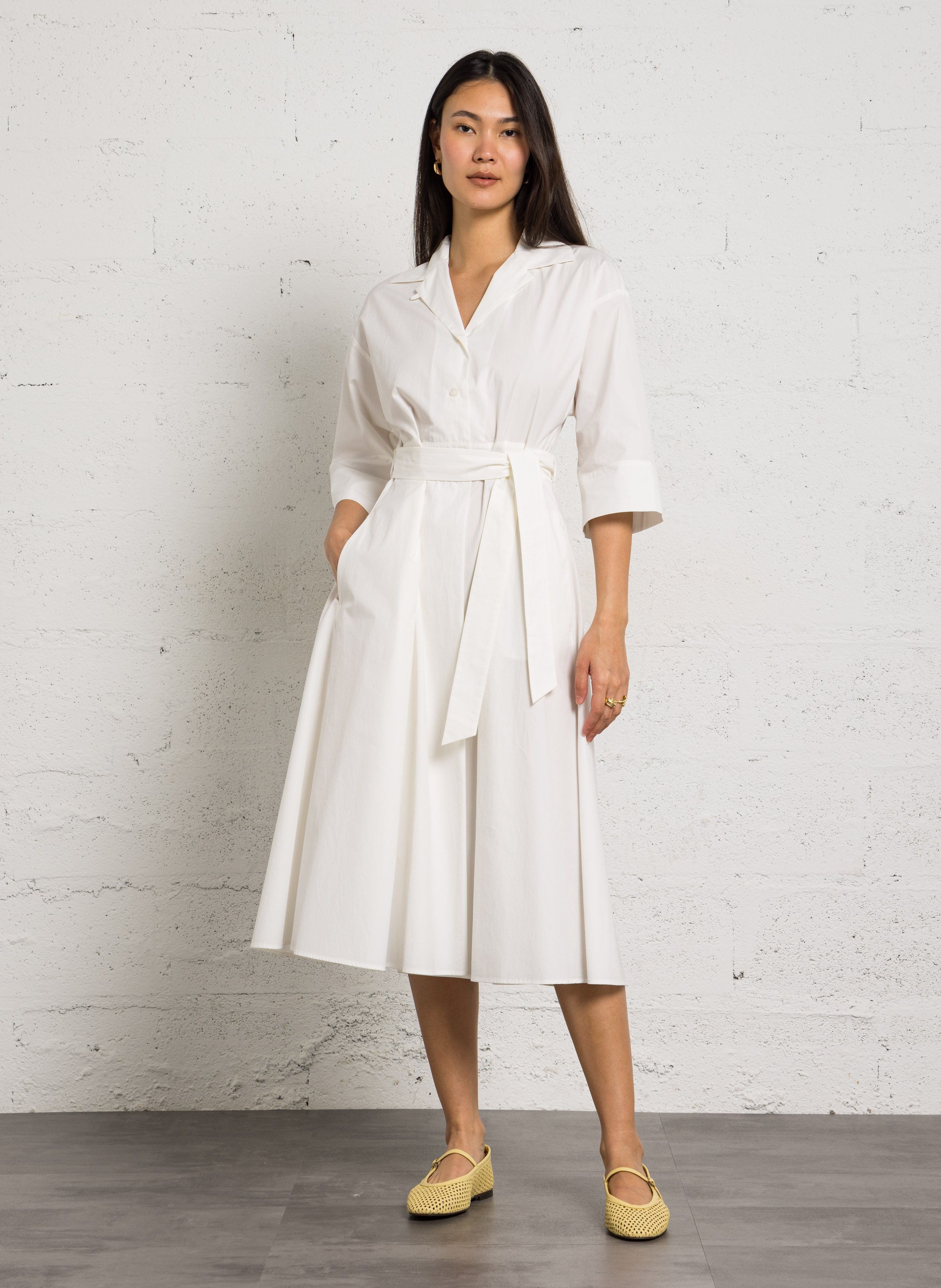 Balerines en cuir maya BOBBIES Jaune