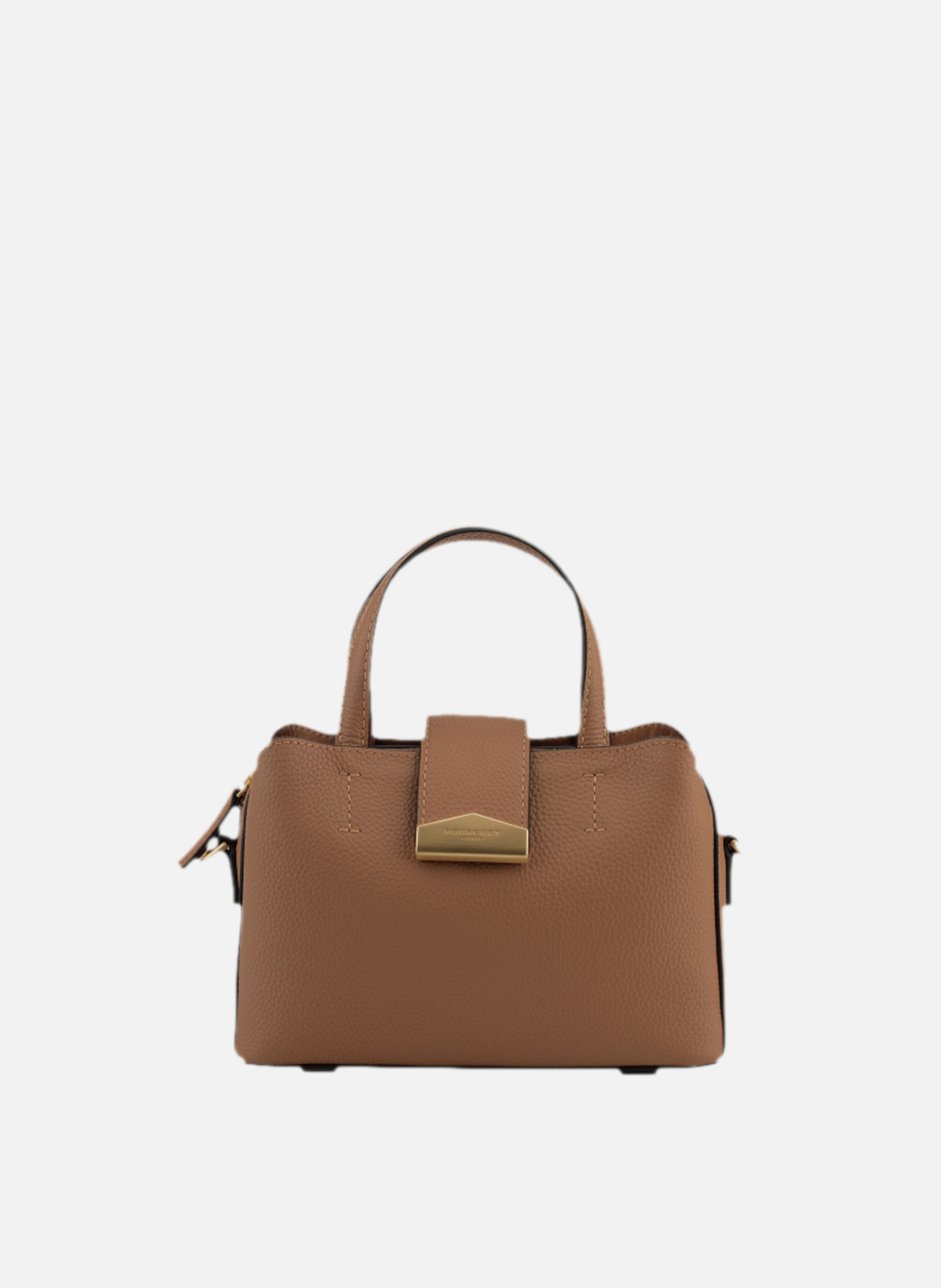 Cavalcade | sac porté épaule mm en cuir de vachette DoréPOURCHET