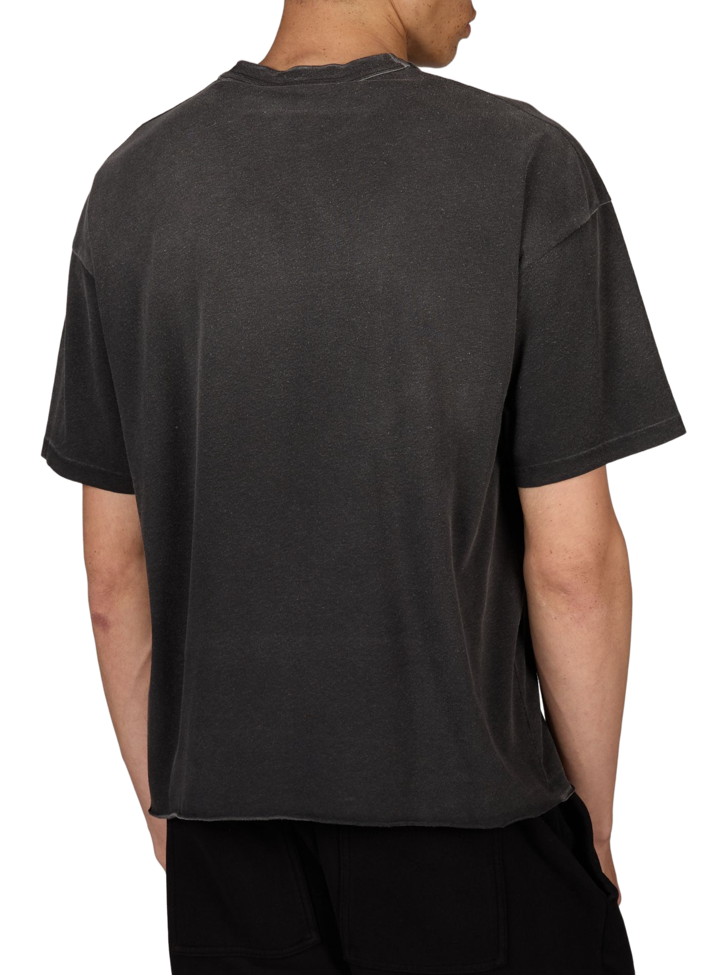 Cotton-blend round-neck T-shirt REPRESENT Black
