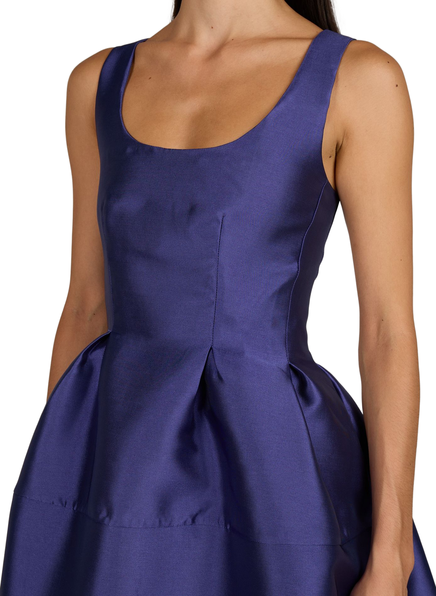 Robe longue évasée MARQUES ALMEIDA Bleu