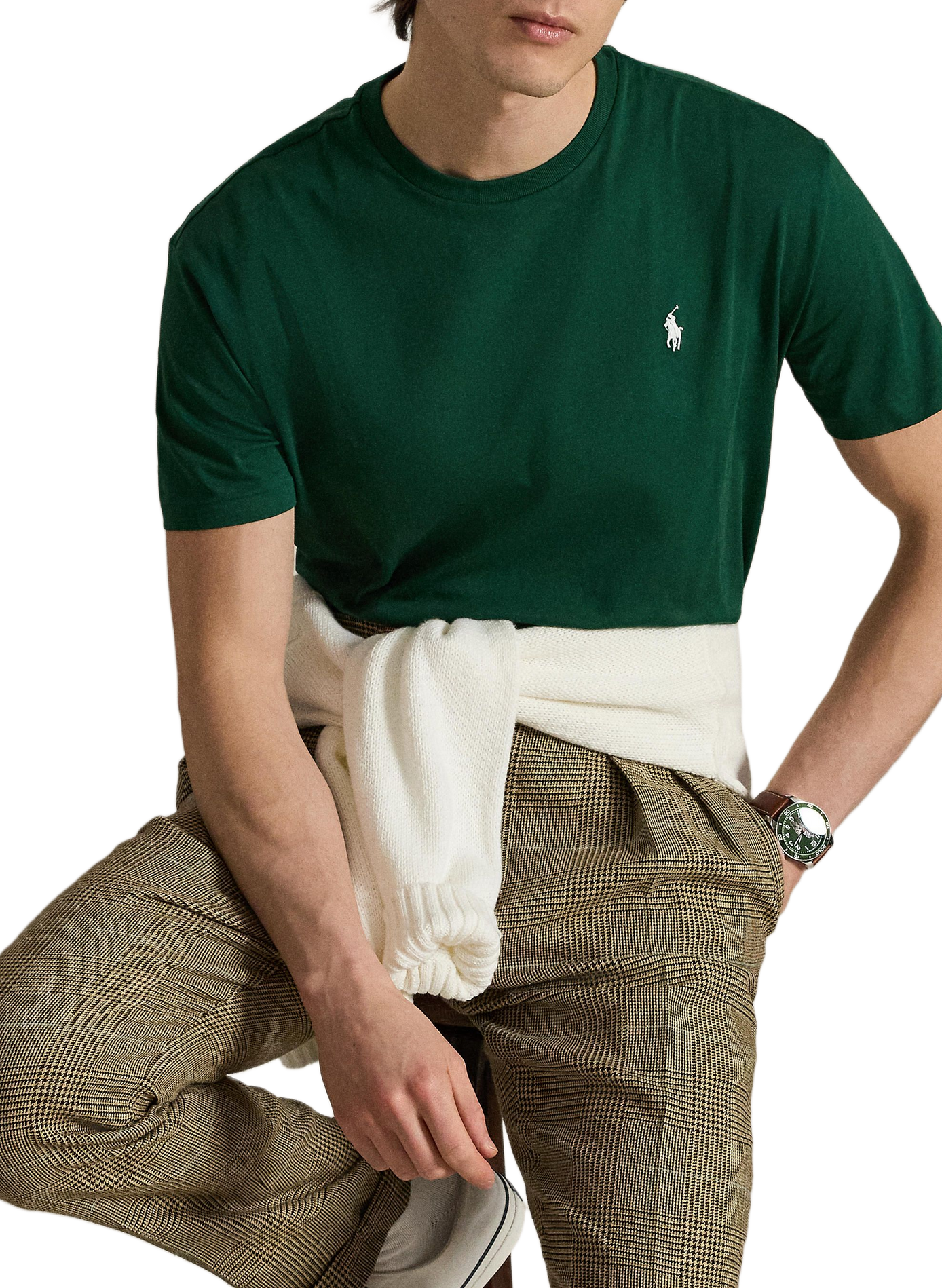 Classic Cotton T-Shirt | Green POLO RALPH LAUREN Men
