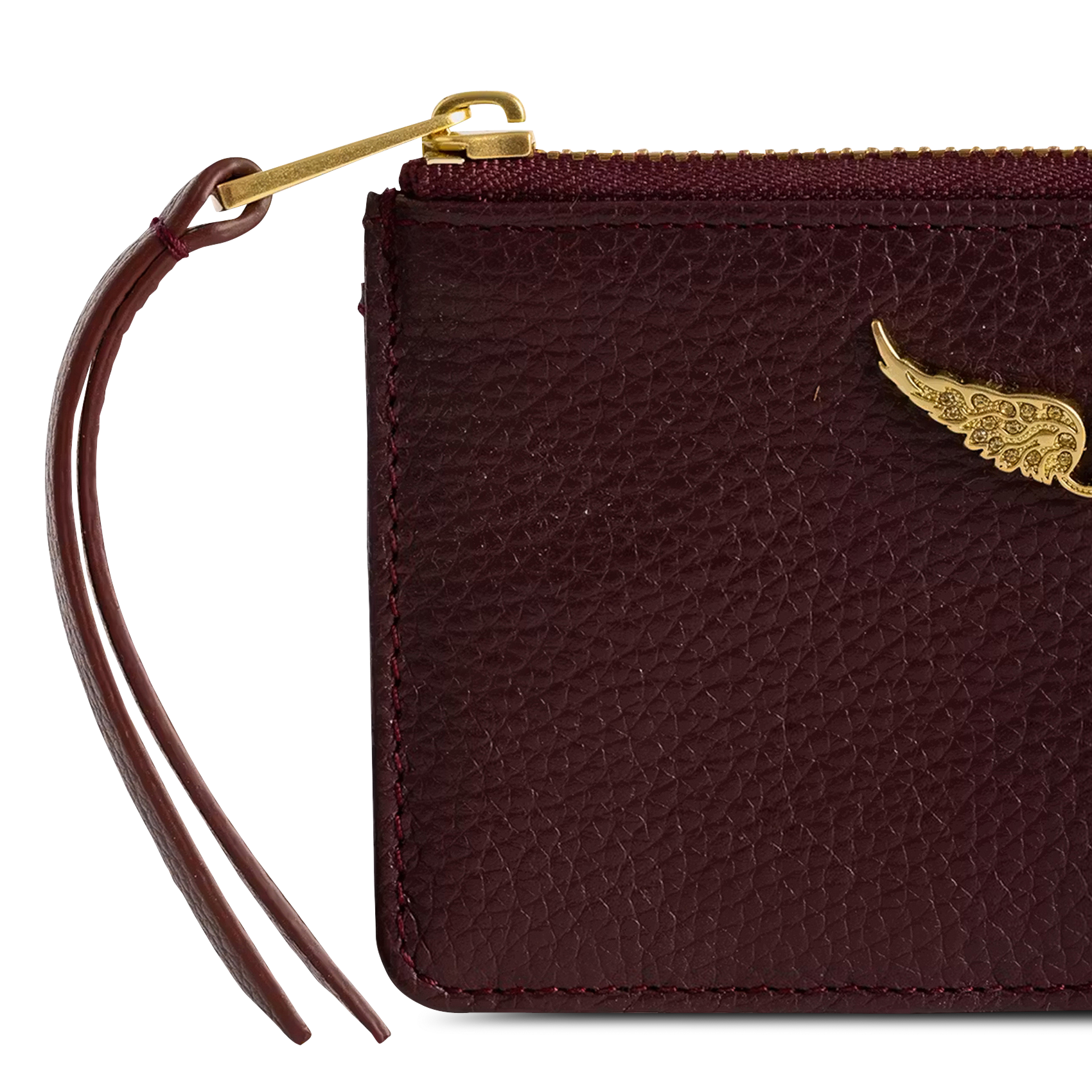 Porte-cartes en cuir zv card ZADIG&VOLTAIRE Violet
