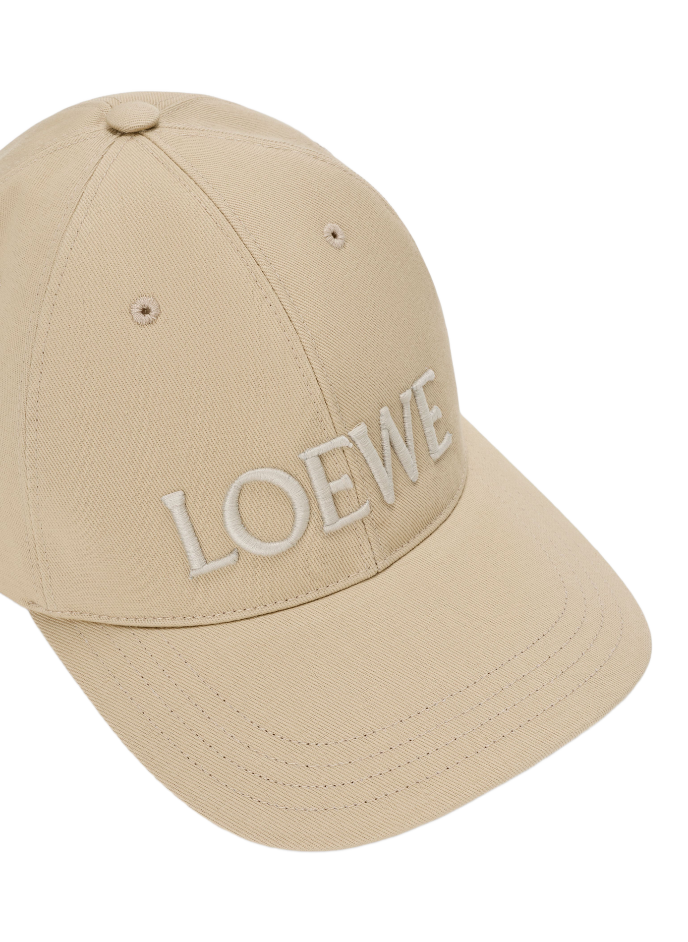 Casquette LOEWE en toile de coton LOEWE Beige