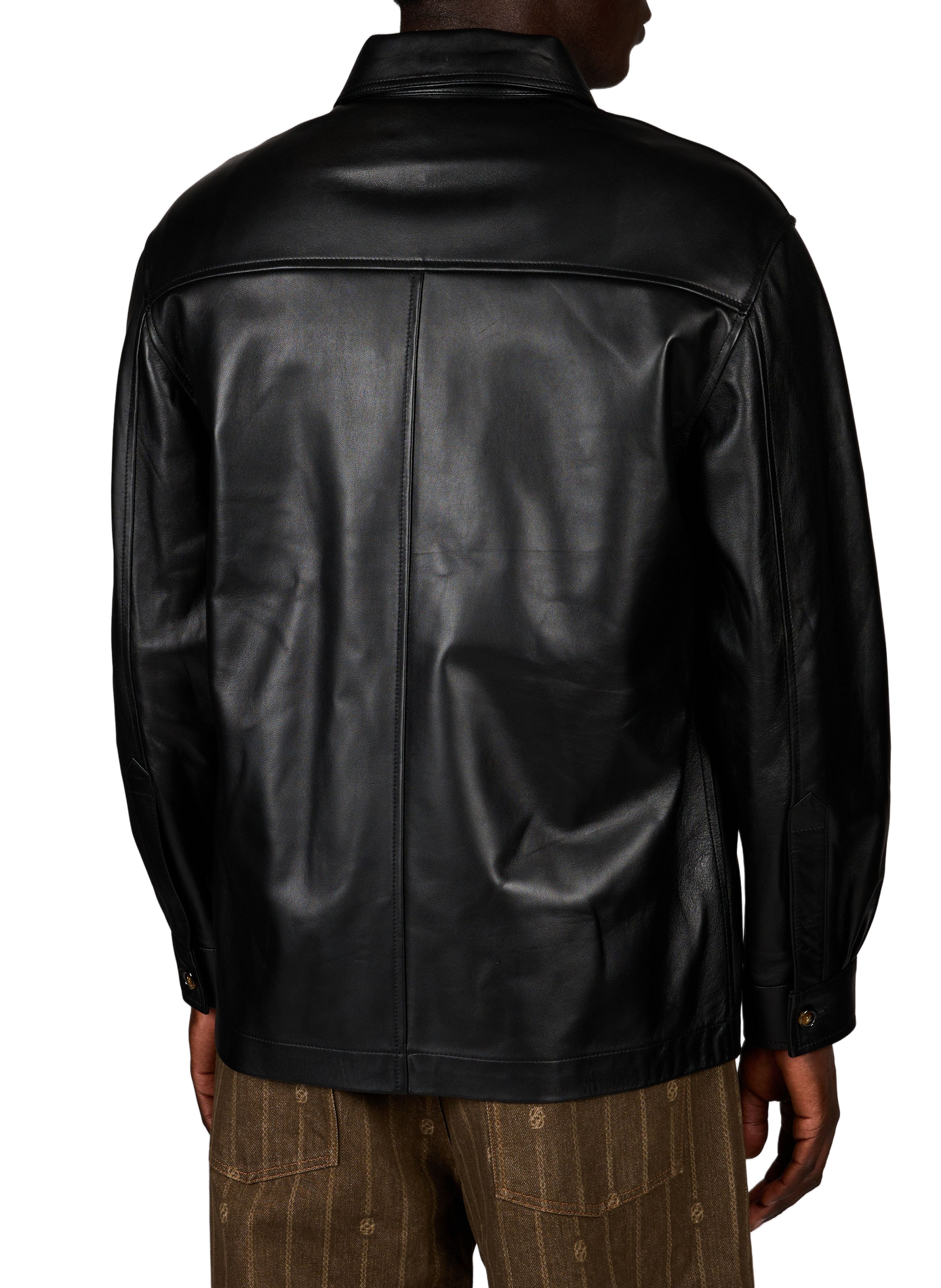 Chemise en cuir DROLE DE MONSIEUR Noir
