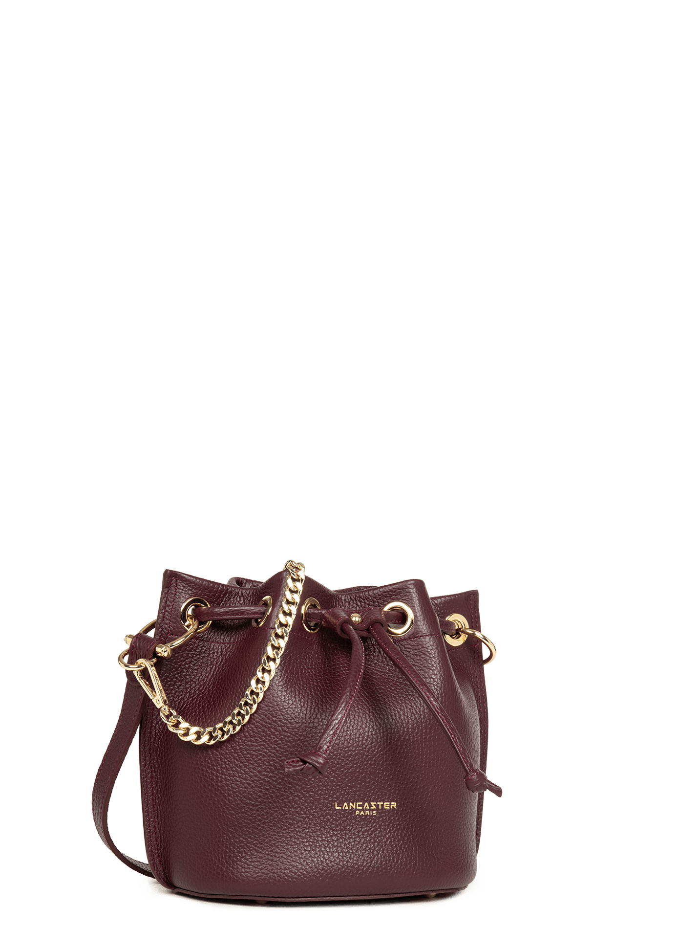 Petit sac bourse - alba double LANCASTER Rouge