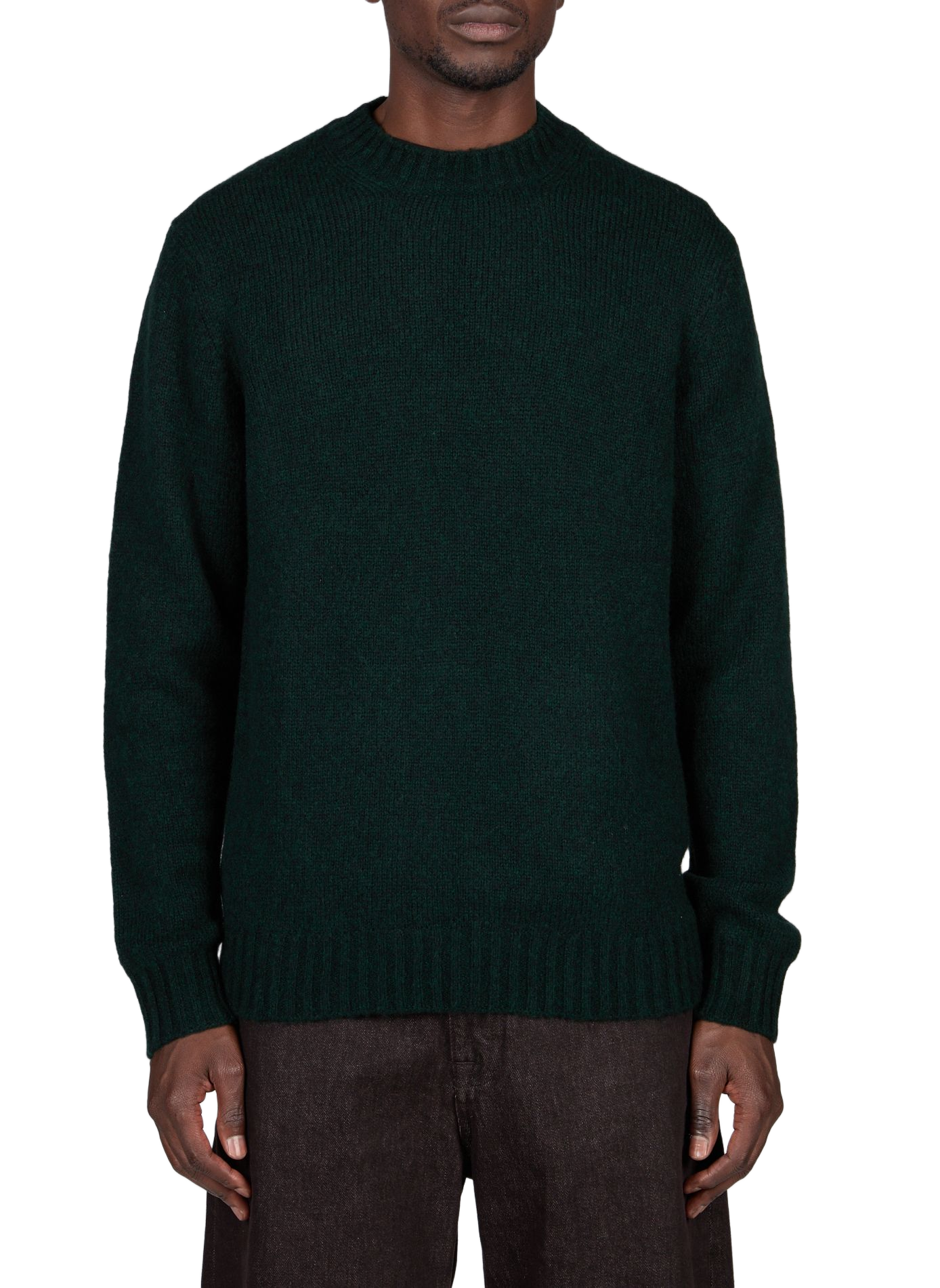Pull droit Lee en laine mélangée NN.07 Vert