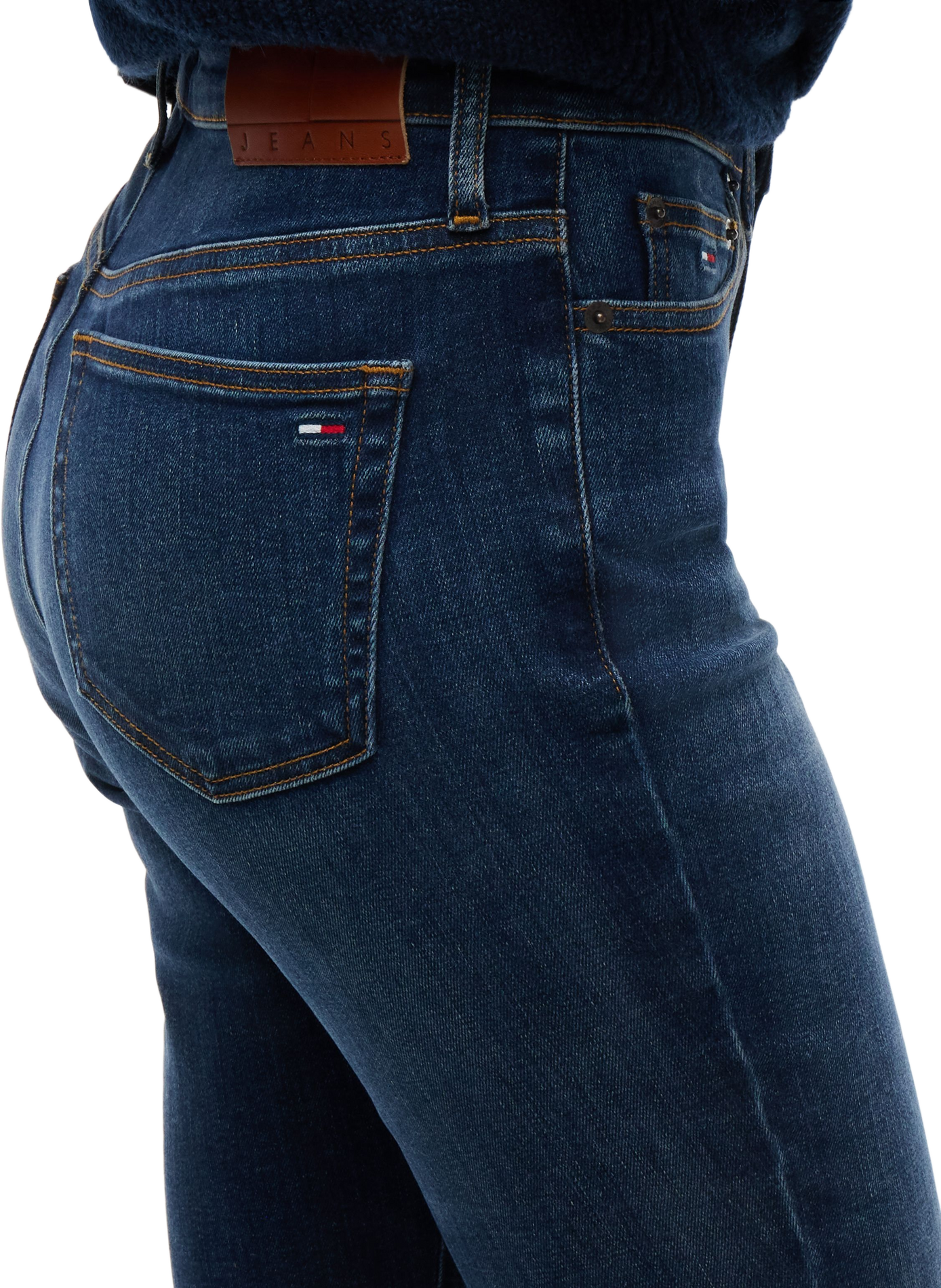 High-waisted slim-fit jeans TOMMY HILFIGER Blue