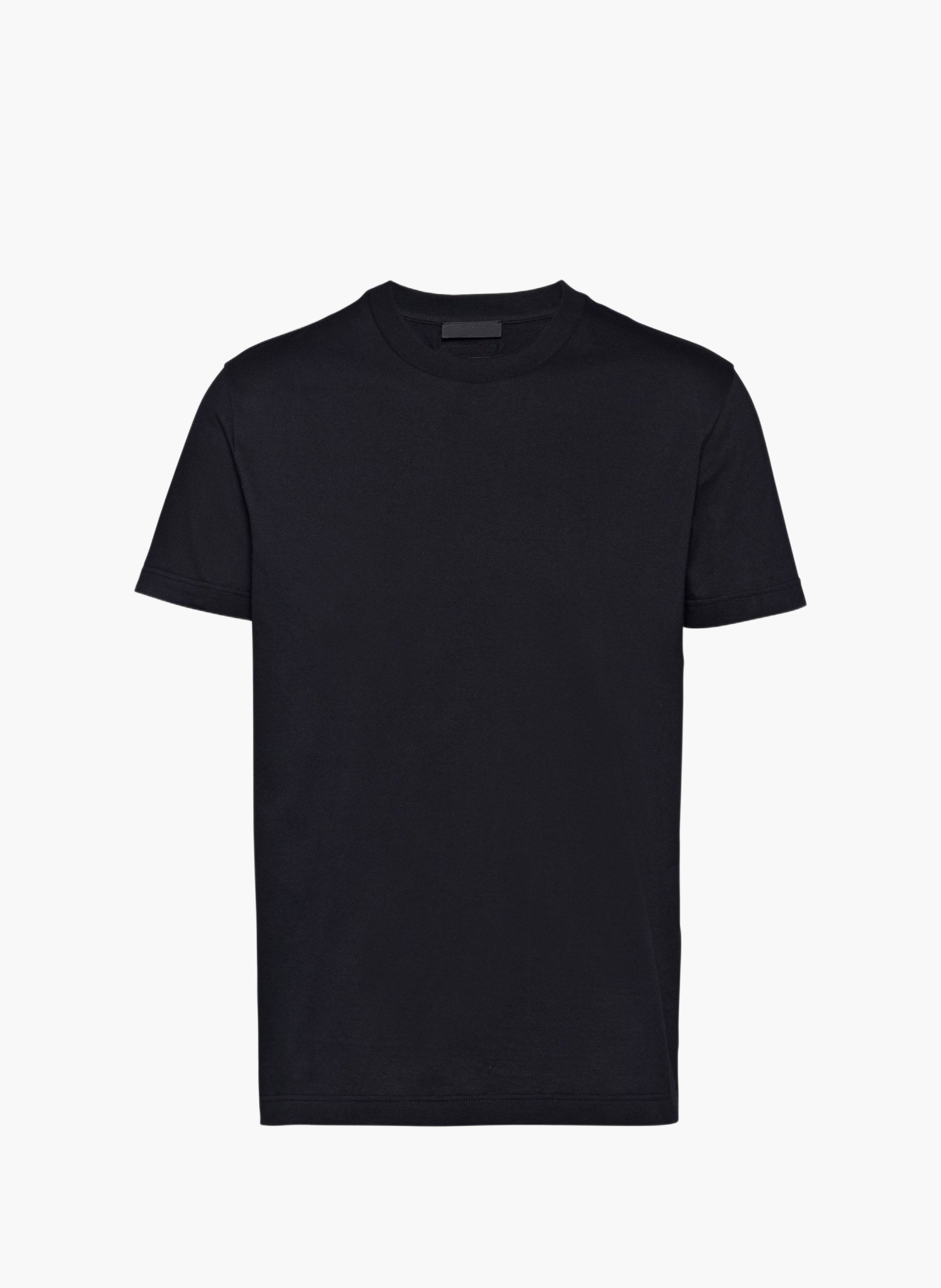 T-shirt en coton - lot de 3 PRADA Noir