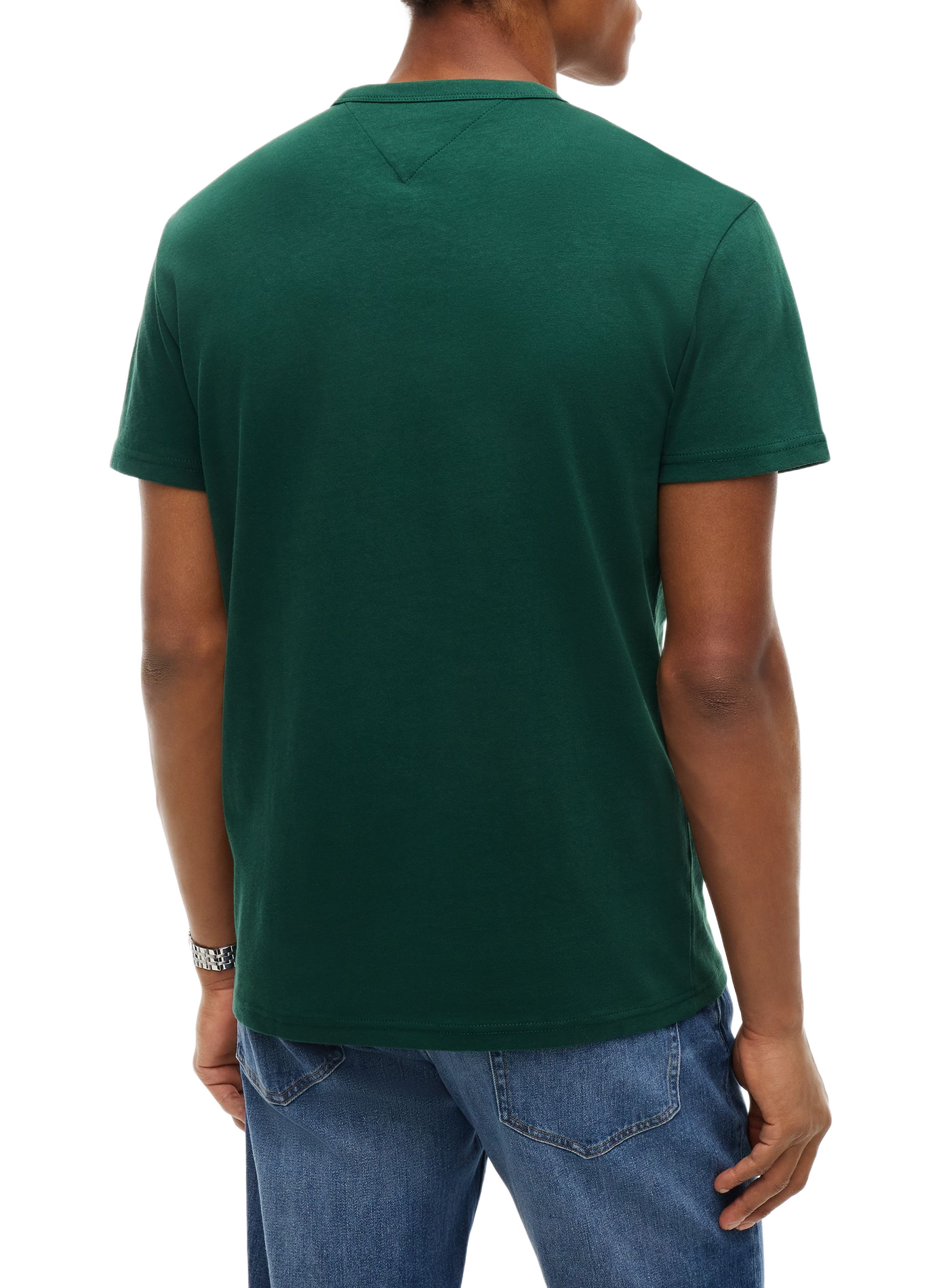 Katoenen T-shirt | Groen TOMMY HILFIGER Heren