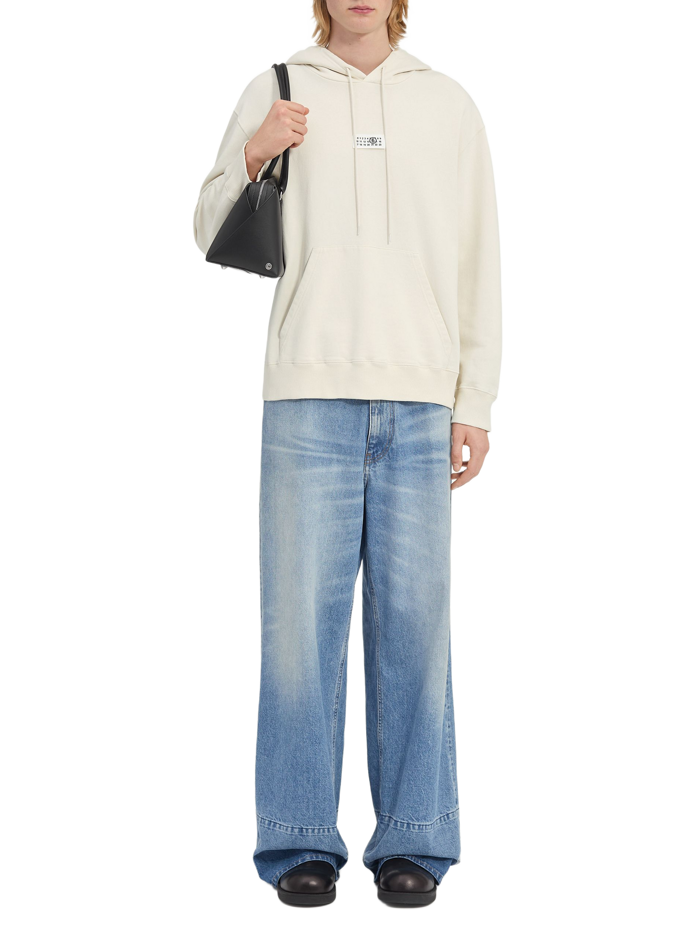Hoodie à capuche uni MAISON MARGIELA Beige