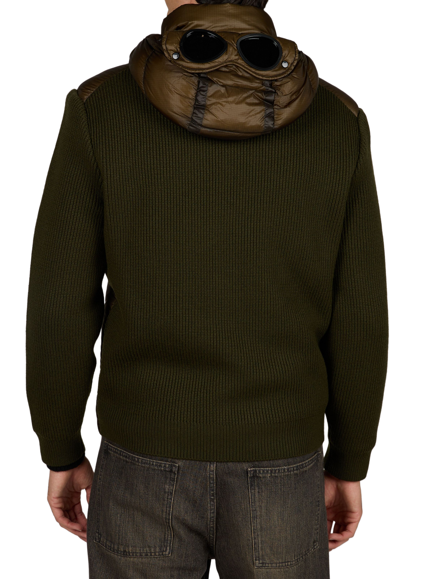 Steppjacke aus Wolle CP COMPANY Khaki