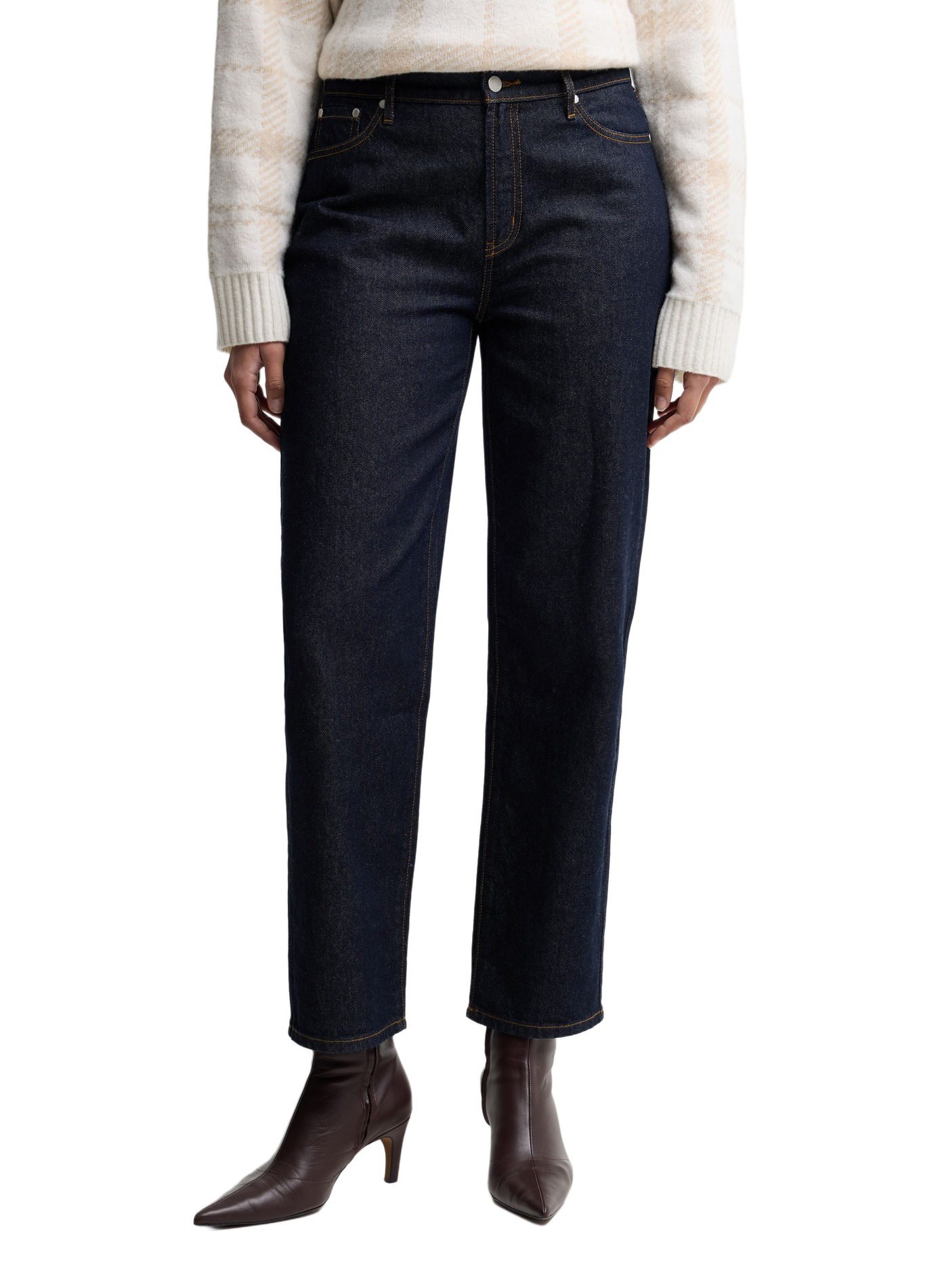 Gerade geschnittene Baumwolljeans BARBOUR Blau