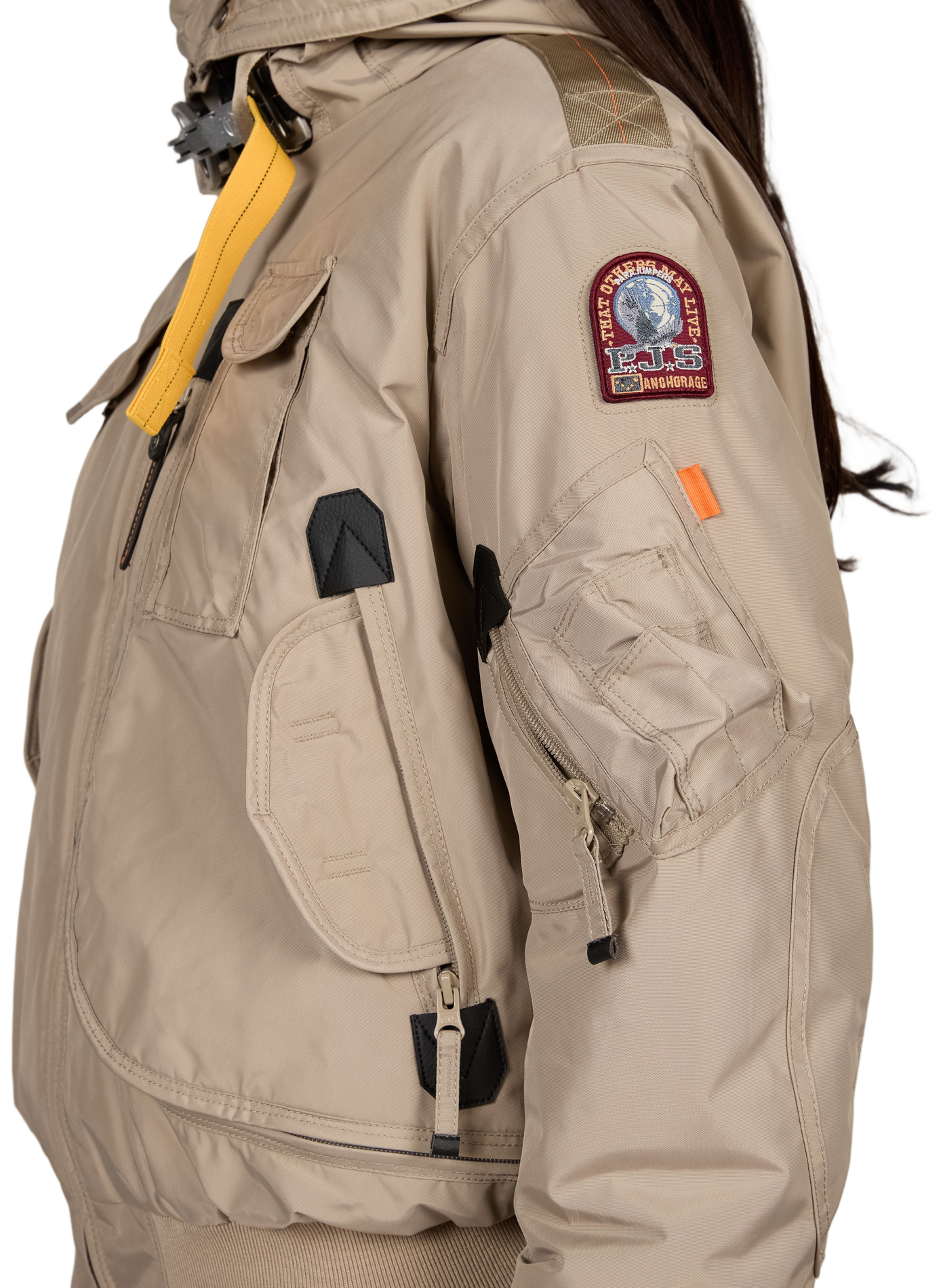 Daunenjacke Gobi mit Kapuze PARAJUMPERS Grau