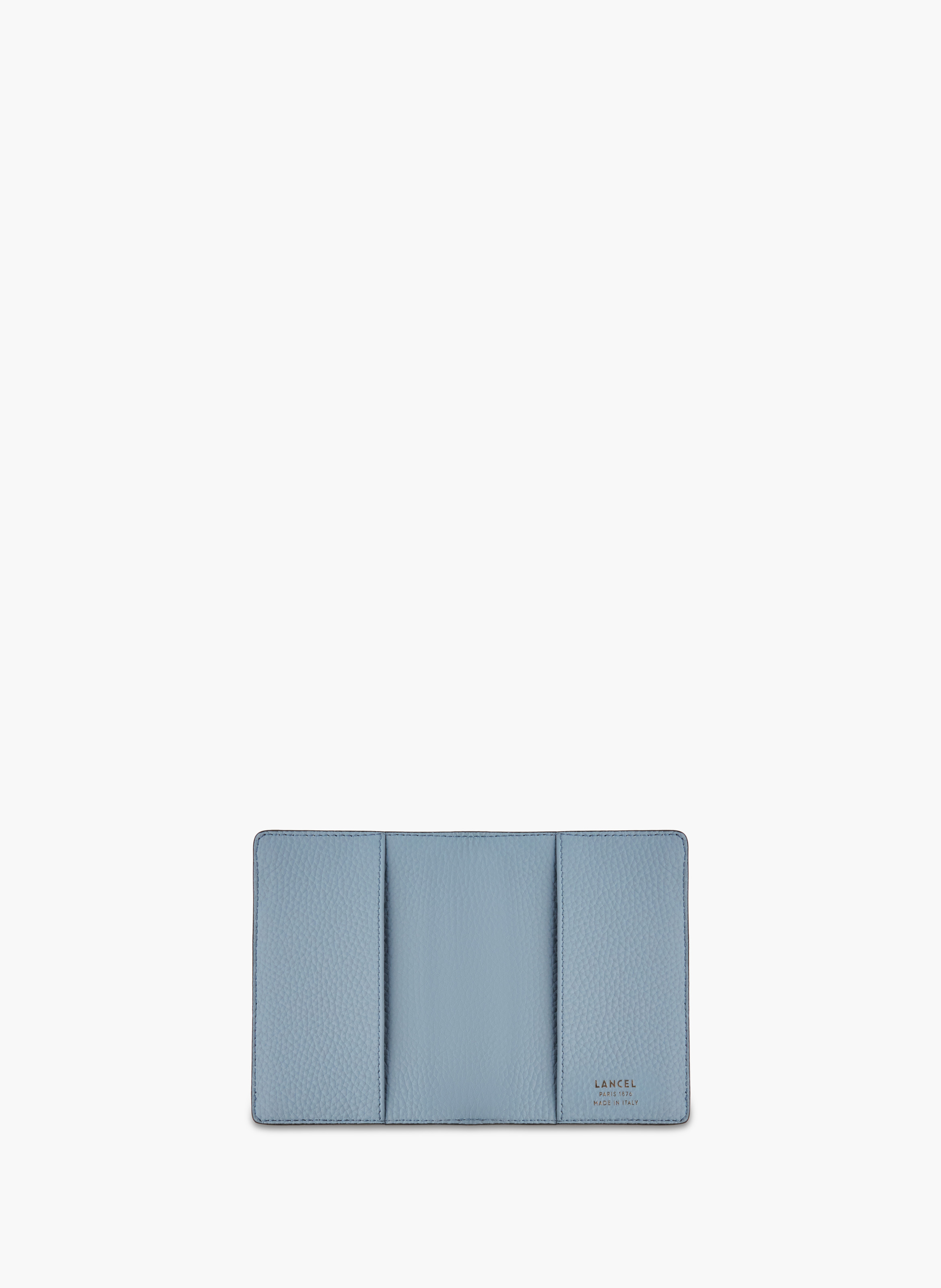 Porte-passeport charlie de lancel en cuir LANCEL Bleu