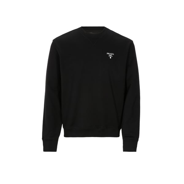 Sweatshirt à logo en coton