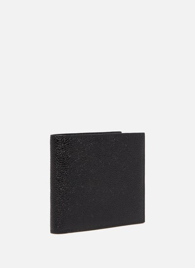 Portefeuille en cuir grainé THOM BROWNE Portefeuille en cuir grainé THOM BROWNE