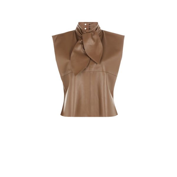 Top à col lavallière