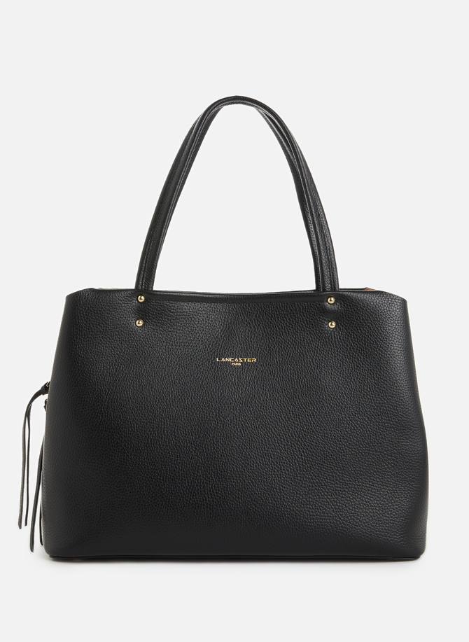 Foulonne Double leather tote bag LANCASTER