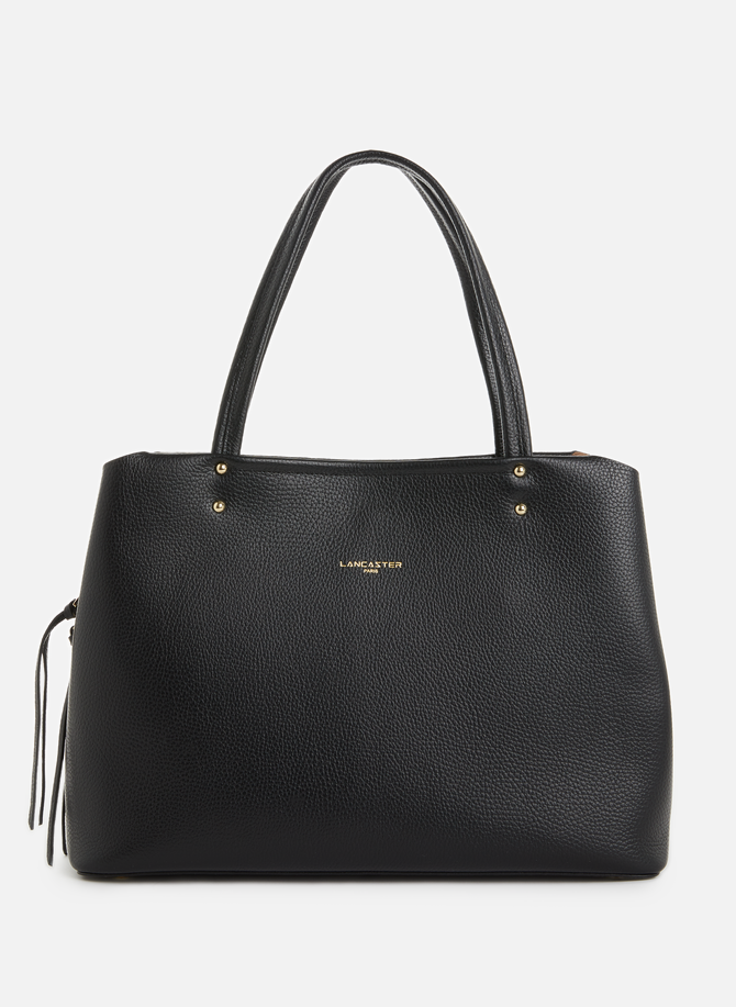Foulonne Double shopping bag in LANCASTER leather