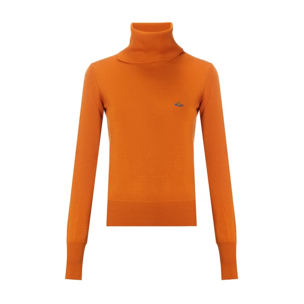 Pull col roulé en laine