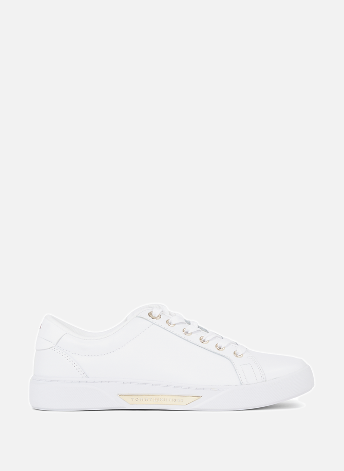 Low-rise leather sneakers TOMMY HILFIGER