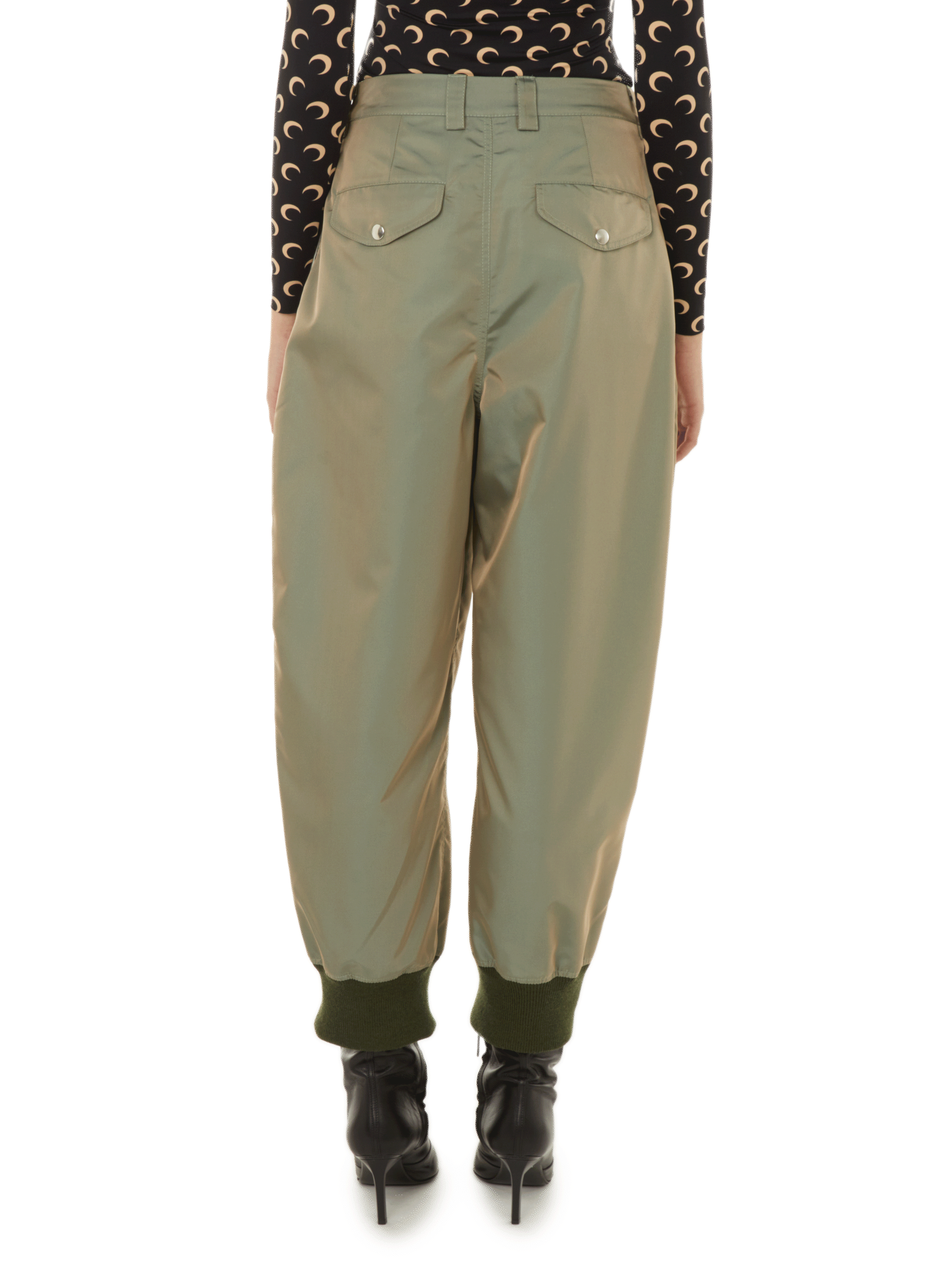 Pantalon satiné VAQUERA Vert