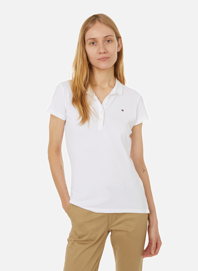 Slim-fit cotton polo shirt TOMMY HILFIGER