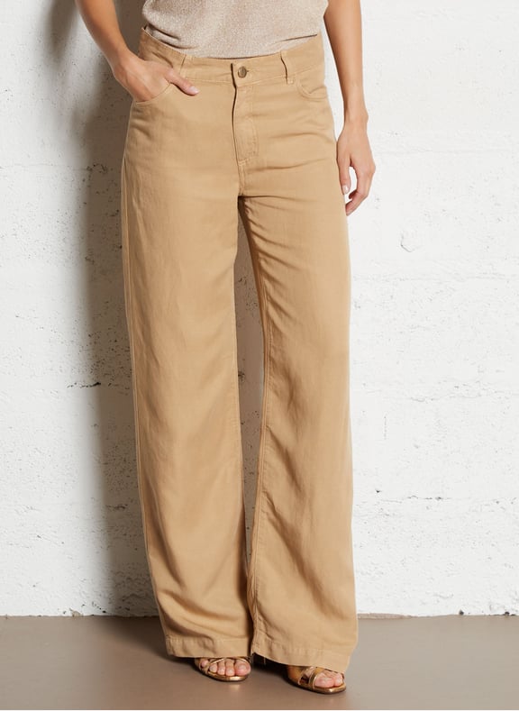 Pantalon droit sandy bis Beige by MAISON 123 MAISON 123 Pantalon droit sandy bis Beige