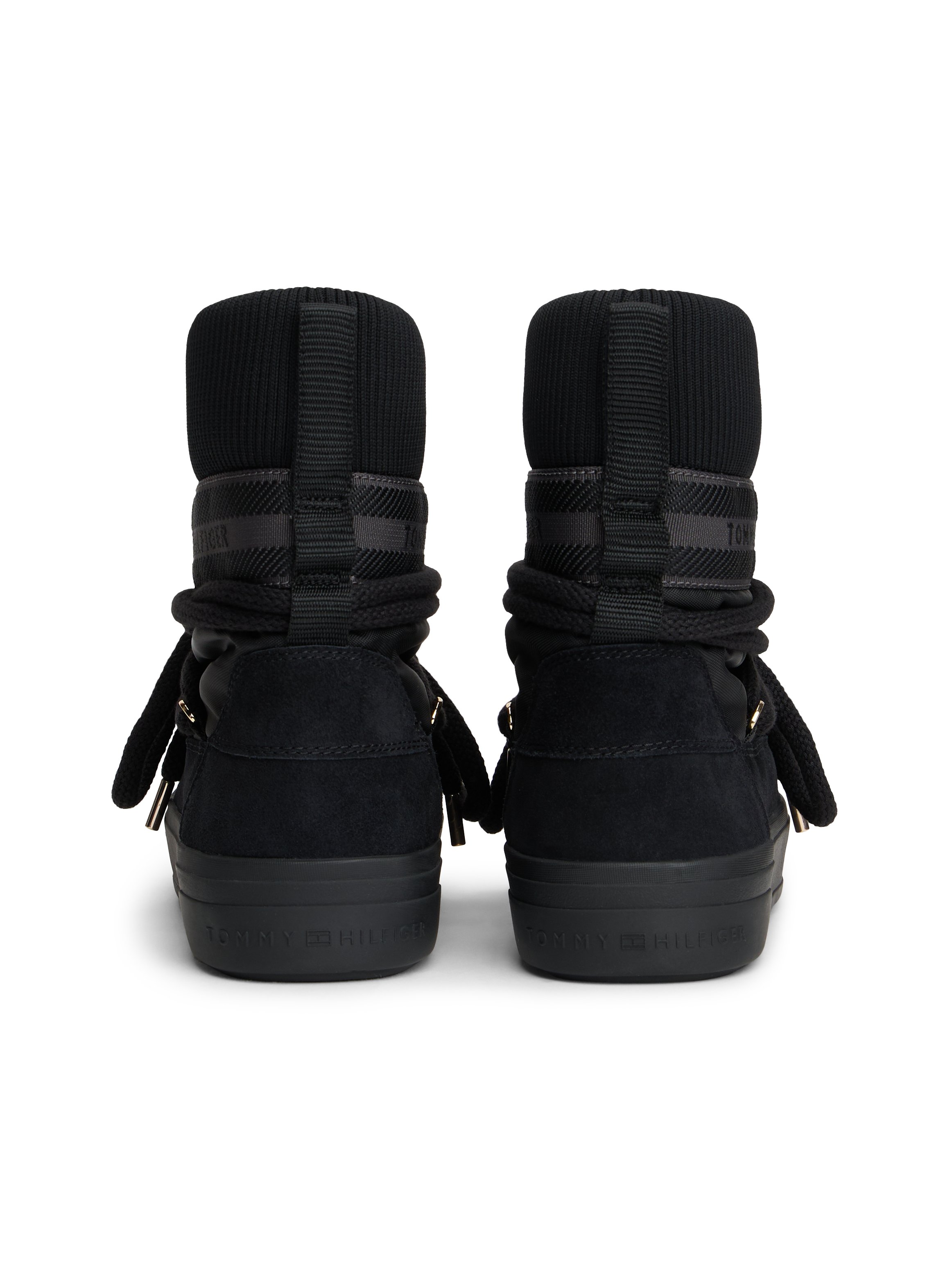 Bottines à bout rond TOMMY HILFIGER Noir