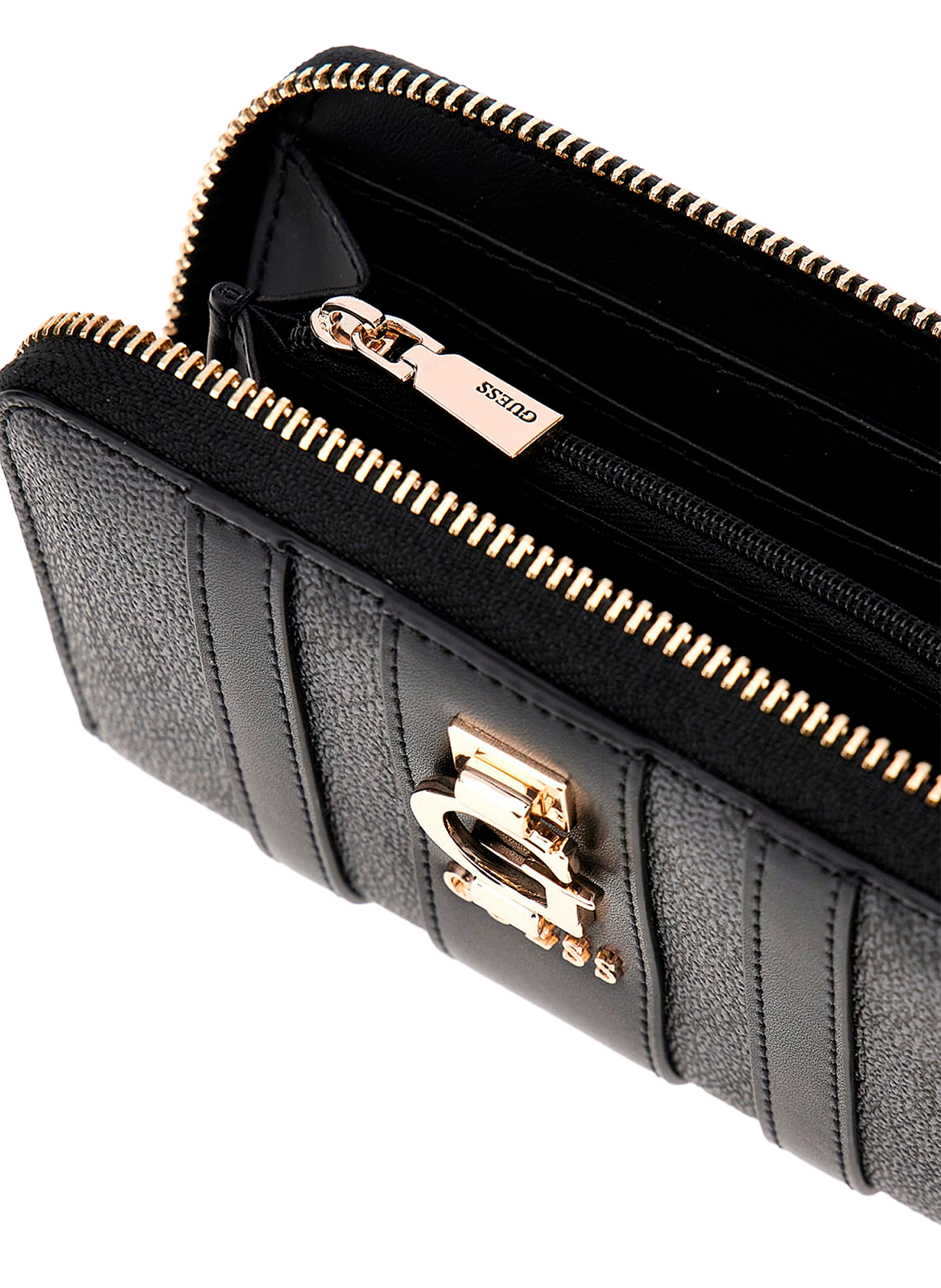 Monogrammed Erenia wallet GUESS Grey